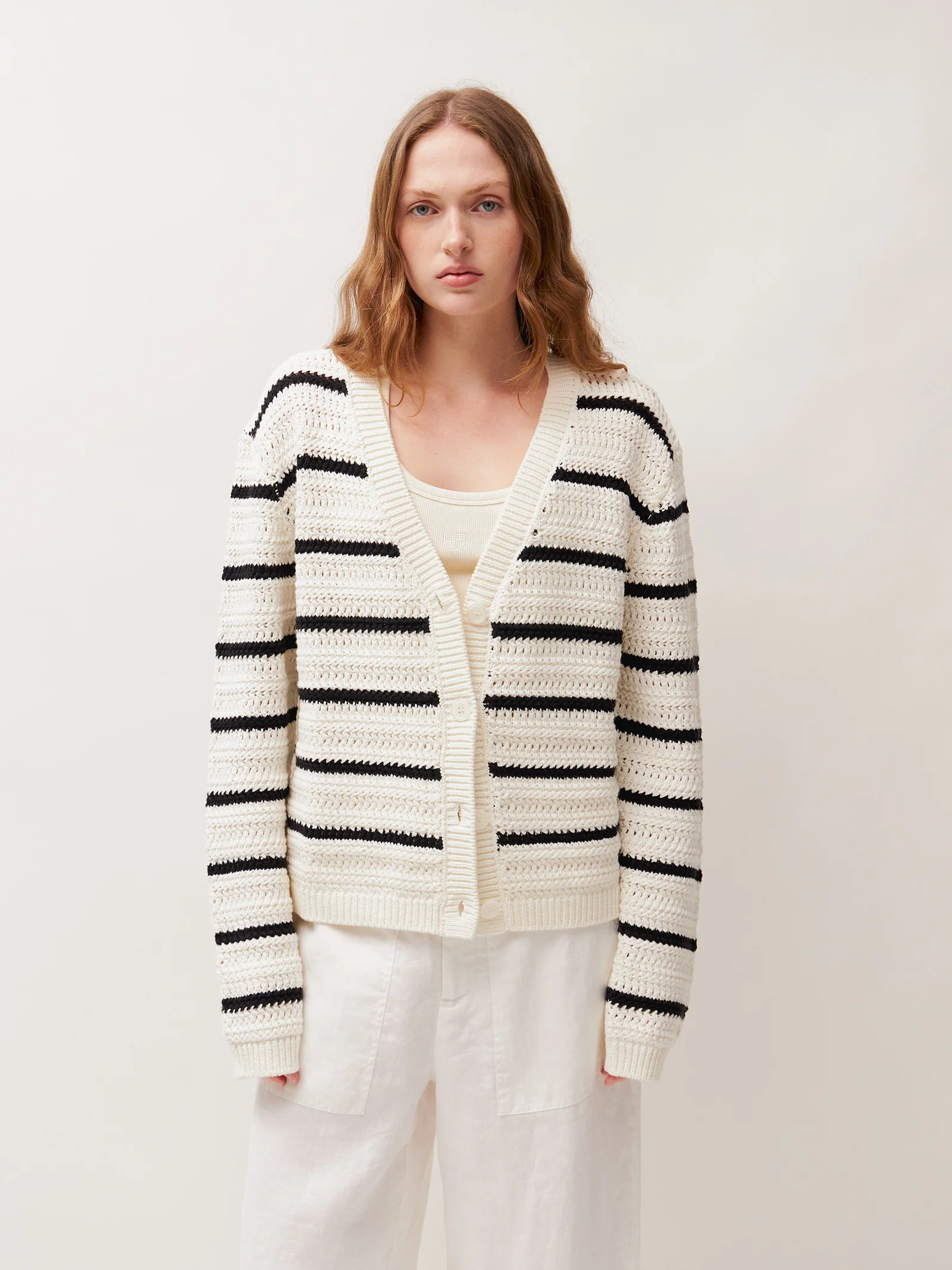Jardin Stripe Cardigan - Image 6