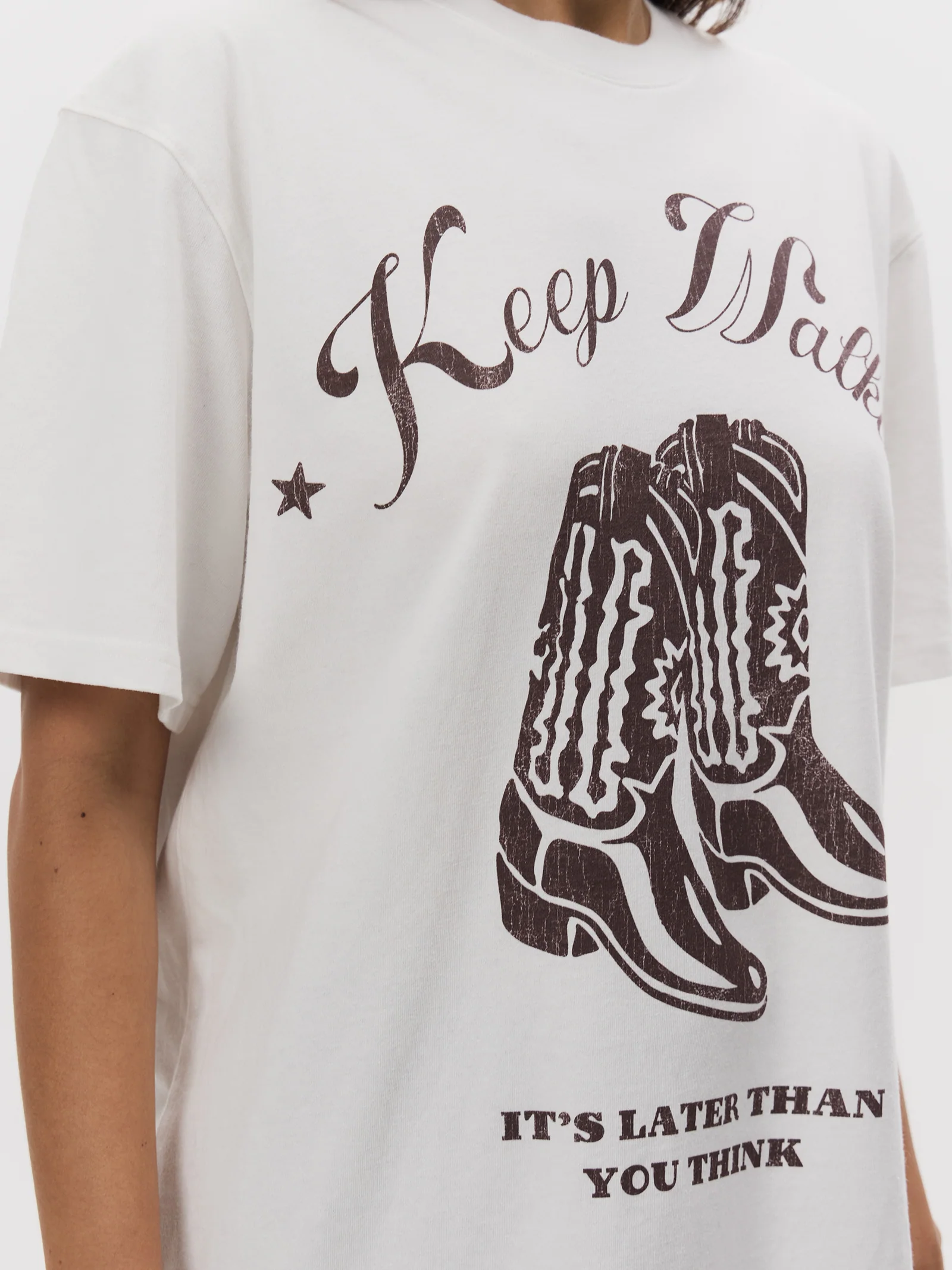 Keep Walkin Oversized Tee - Image 3