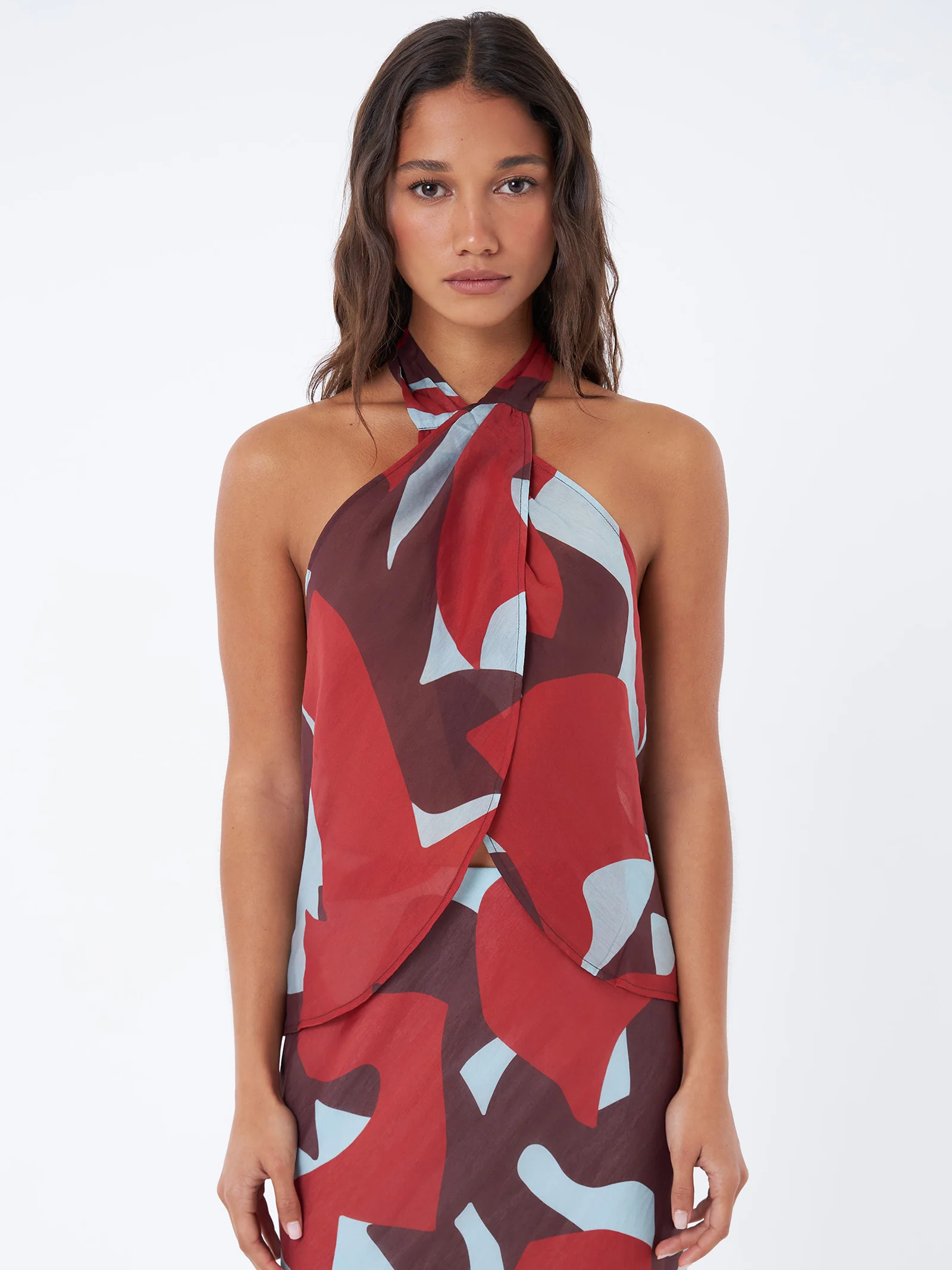 Kelsey Draped Halter Top - Image 2