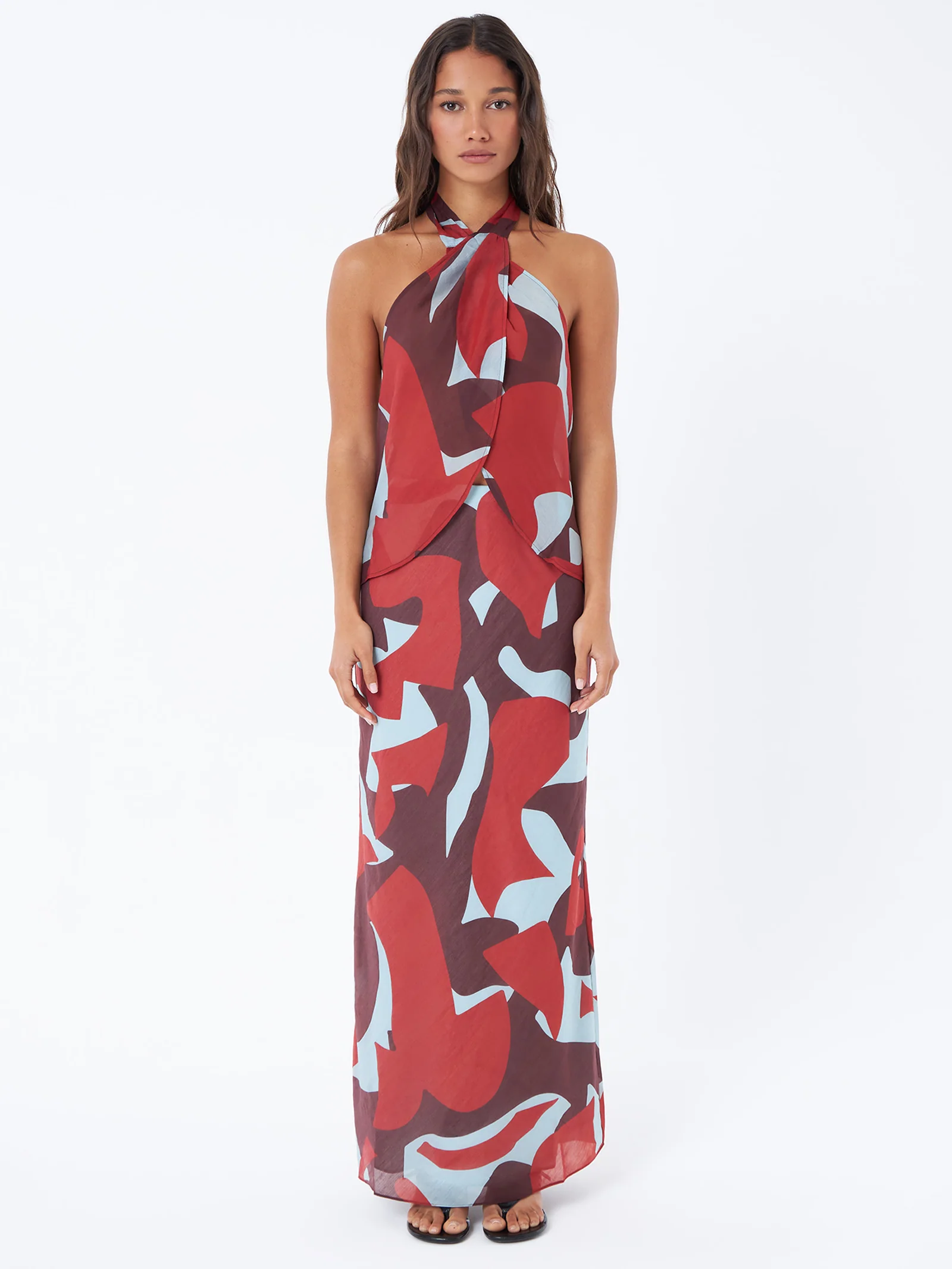 Kelsey Draped Halter Top - Image 5