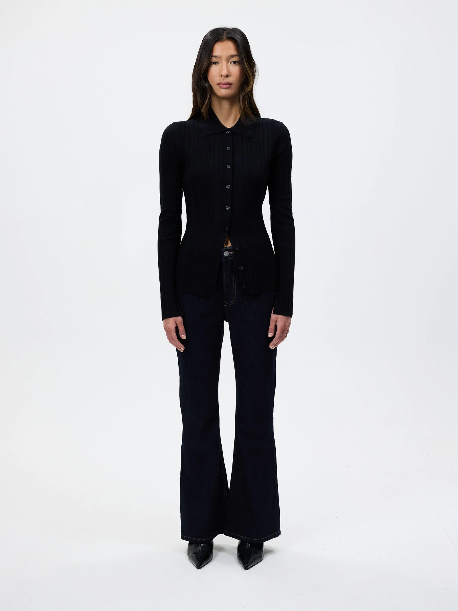 Leonie Button Up Knit Top - Image 2