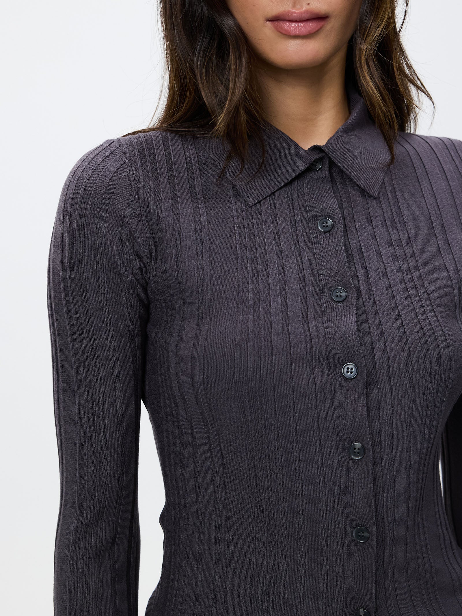 Leonie Button Up Knit Top - Image 3