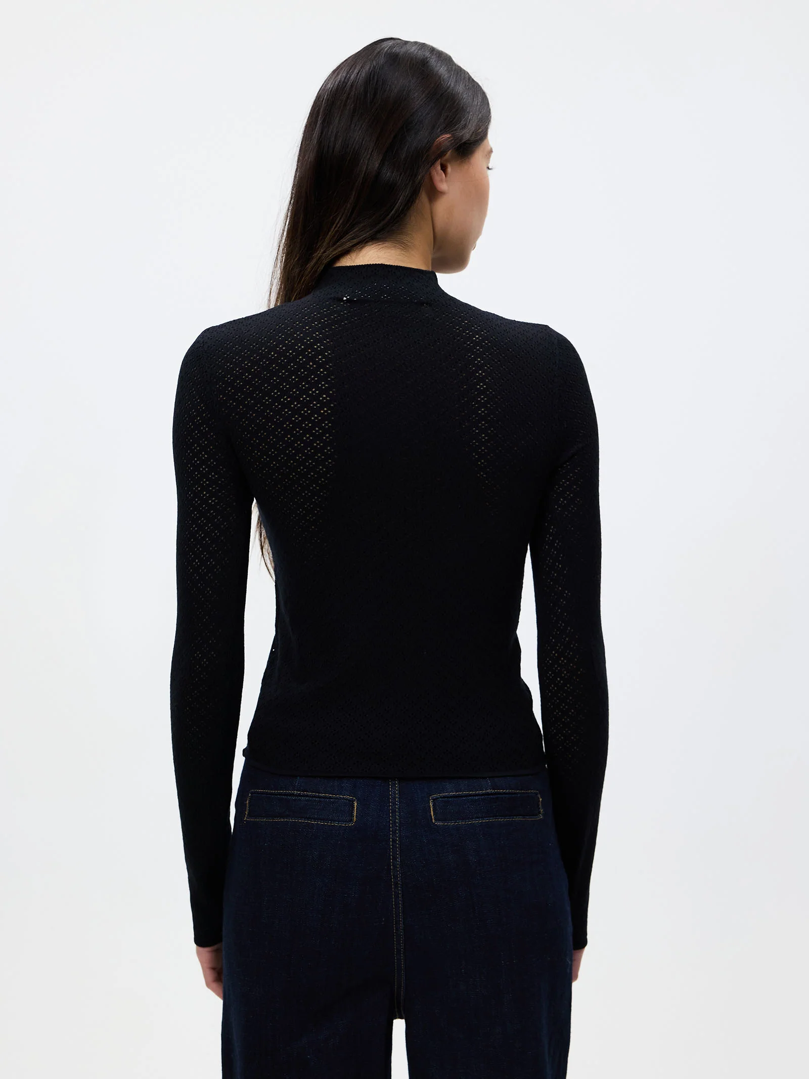 Solene High Neck Knit Top - Image 4