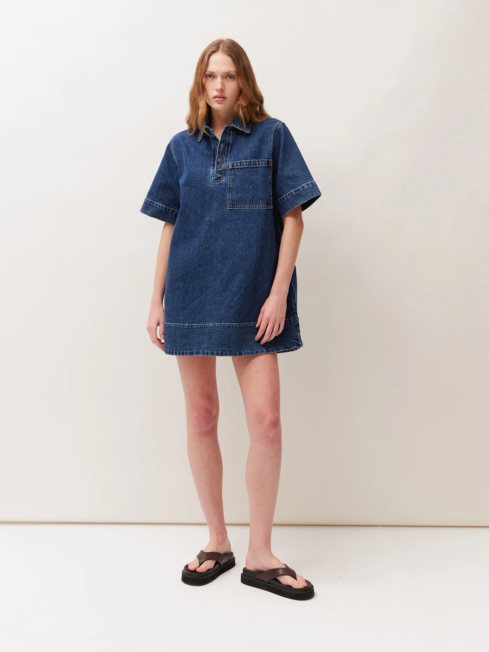 Tia Denim Dress - Image 2