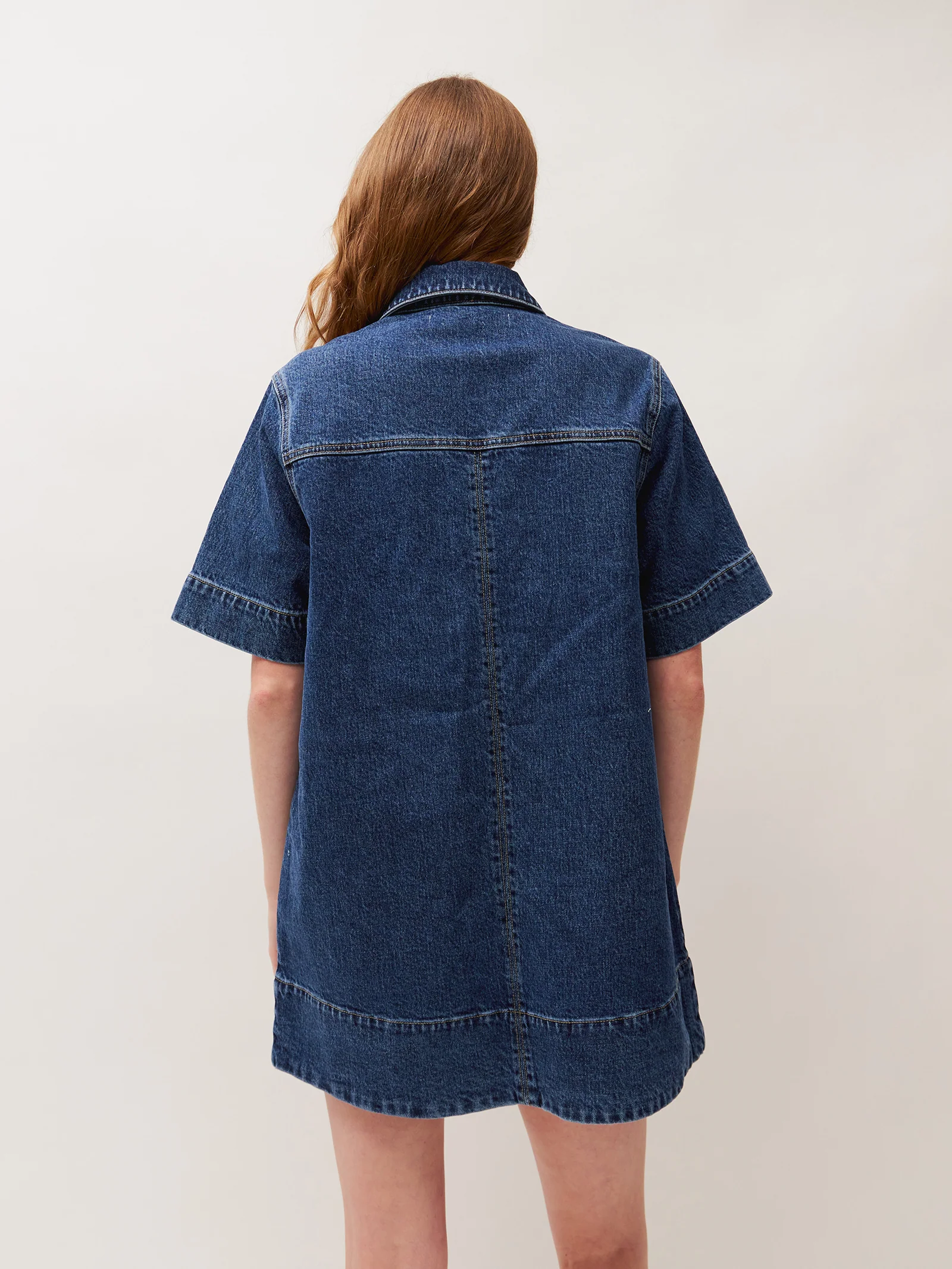 Tia Denim Dress - Image 4