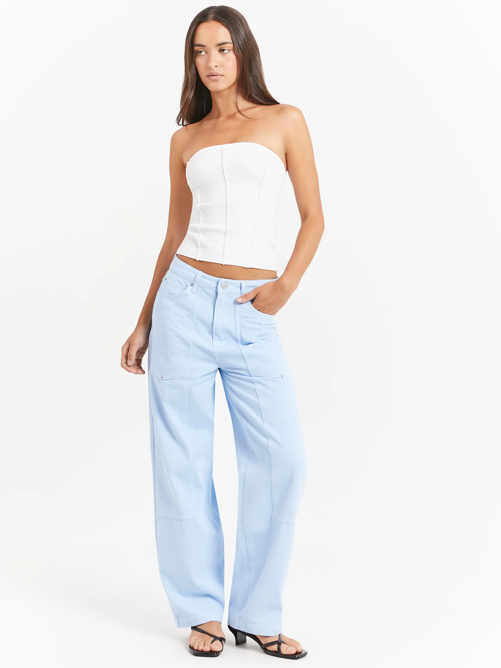 Luna Mid Rise Relaxed Pants - Image 2