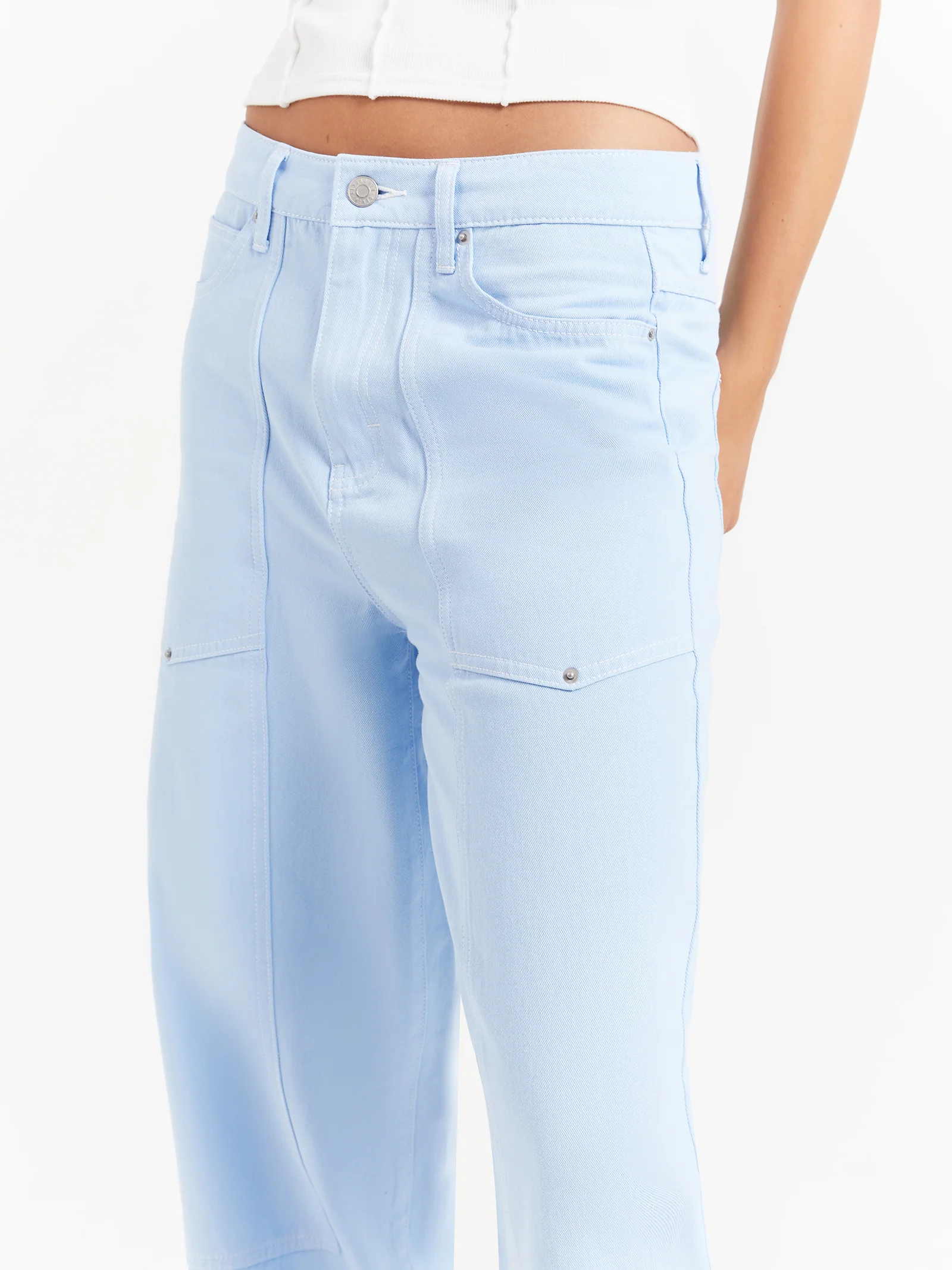 Luna Mid Rise Relaxed Pants - Image 3