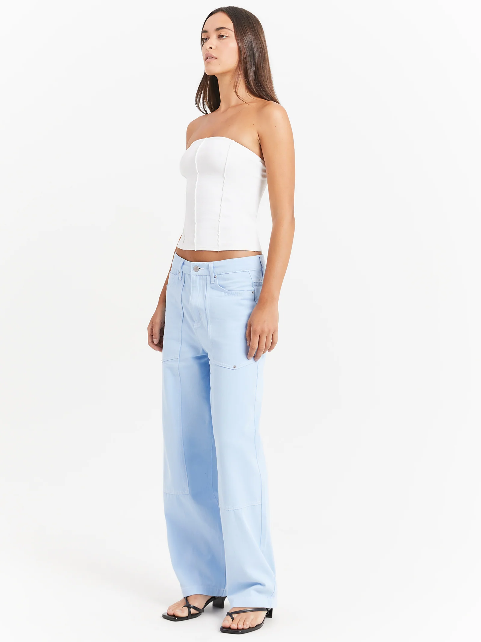 Luna Mid Rise Relaxed Pants - Image 4