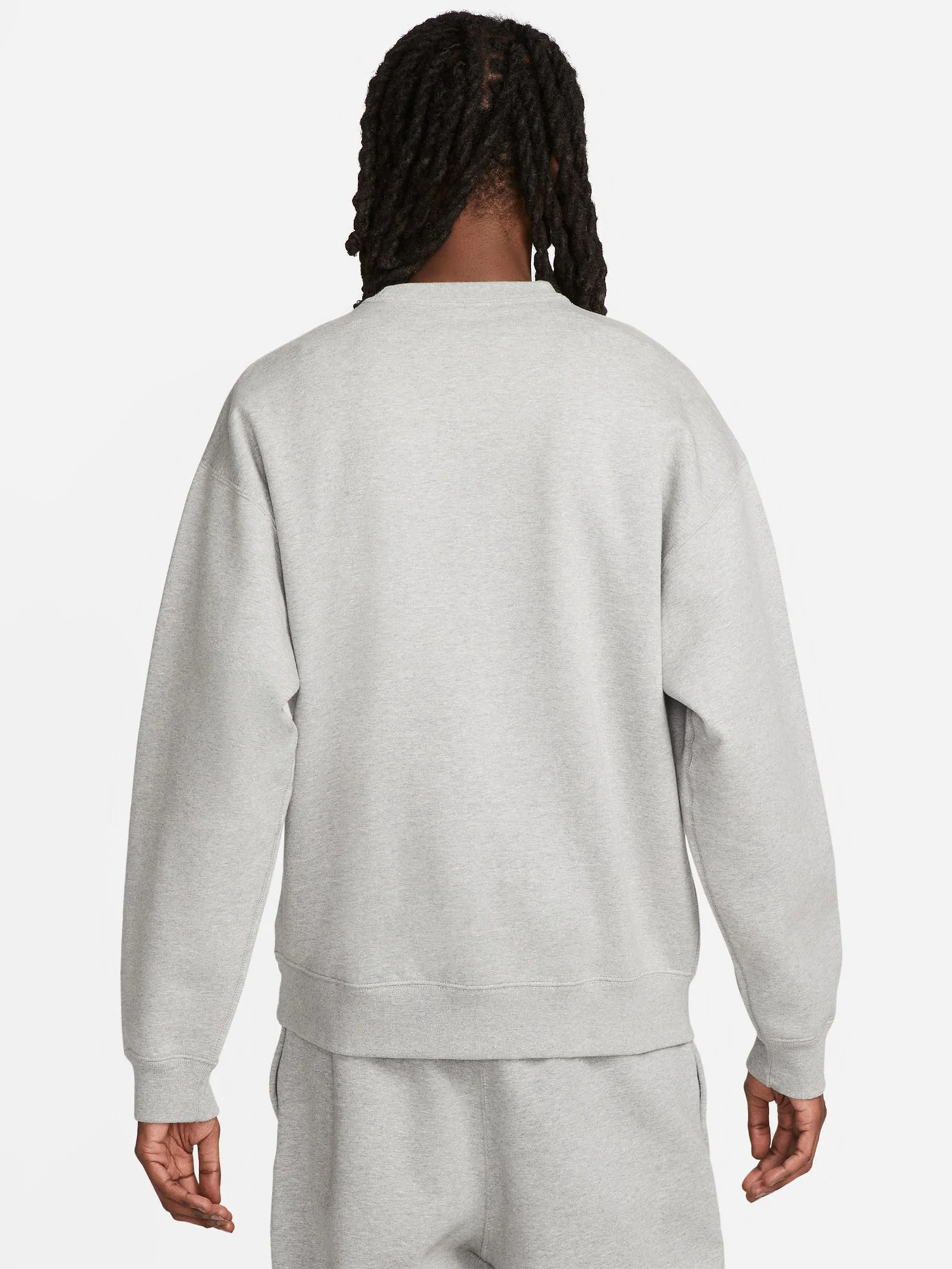 Nike Solo Swoosh Men's Fleece Crew - Image 2