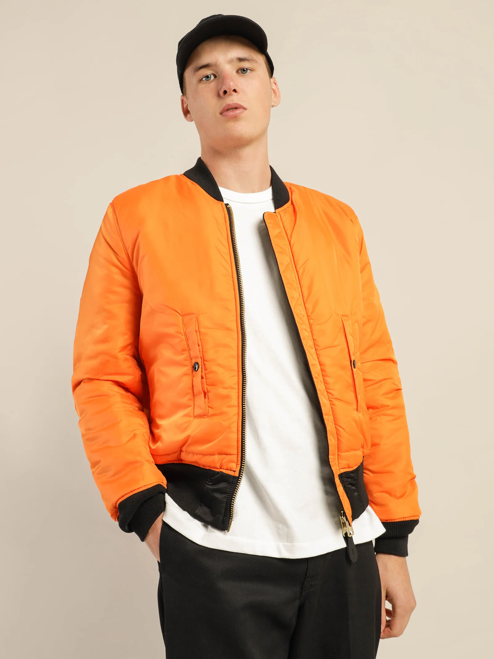 MA-1 Slim Fit Reversible Bomber Jacket - Image 2