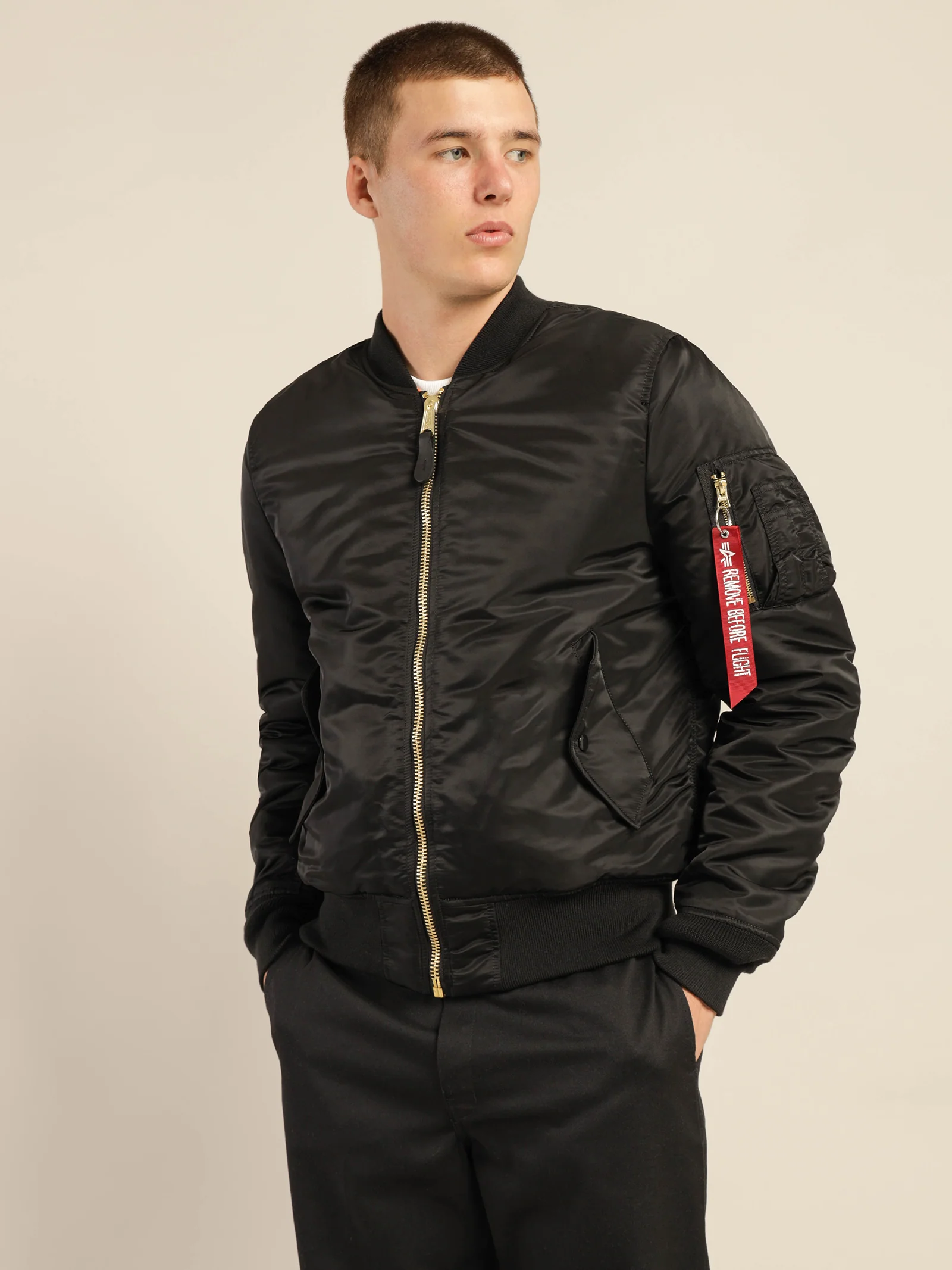 MA-1 Slim Fit Reversible Bomber Jacket - Image 3