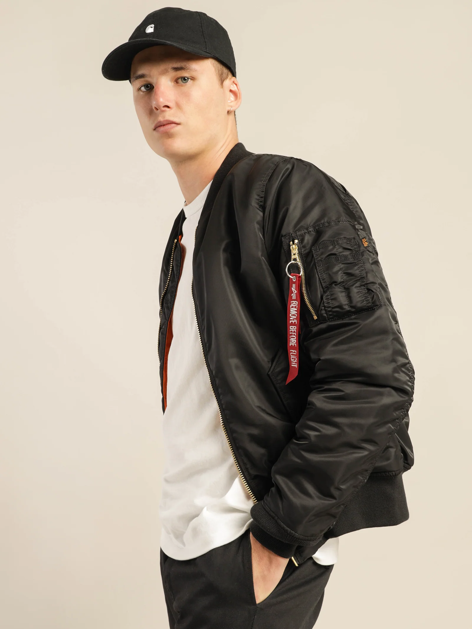 MA-1 Slim Fit Reversible Bomber Jacket - Image 5
