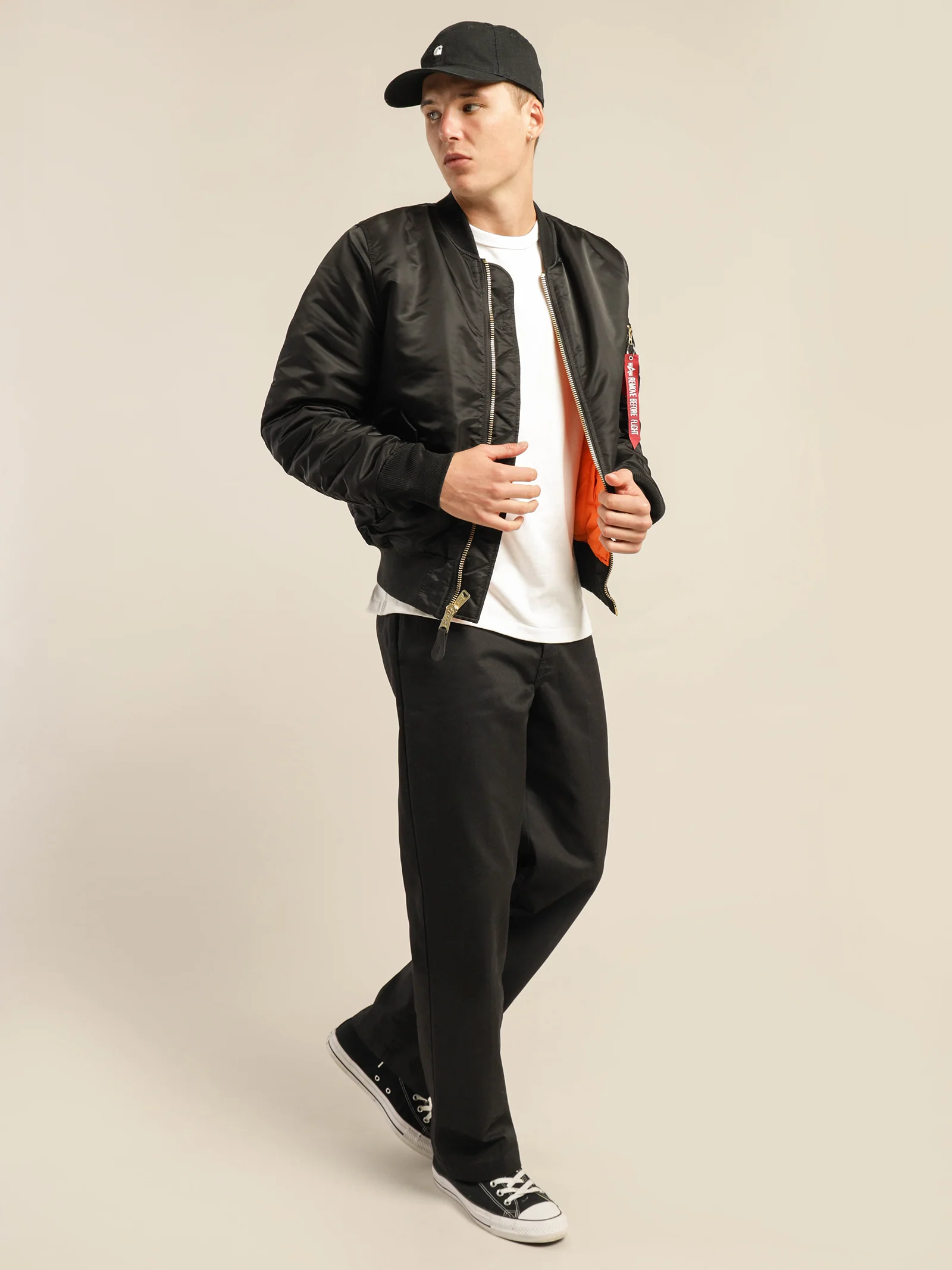 MA-1 Slim Fit Reversible Bomber Jacket - Image 6