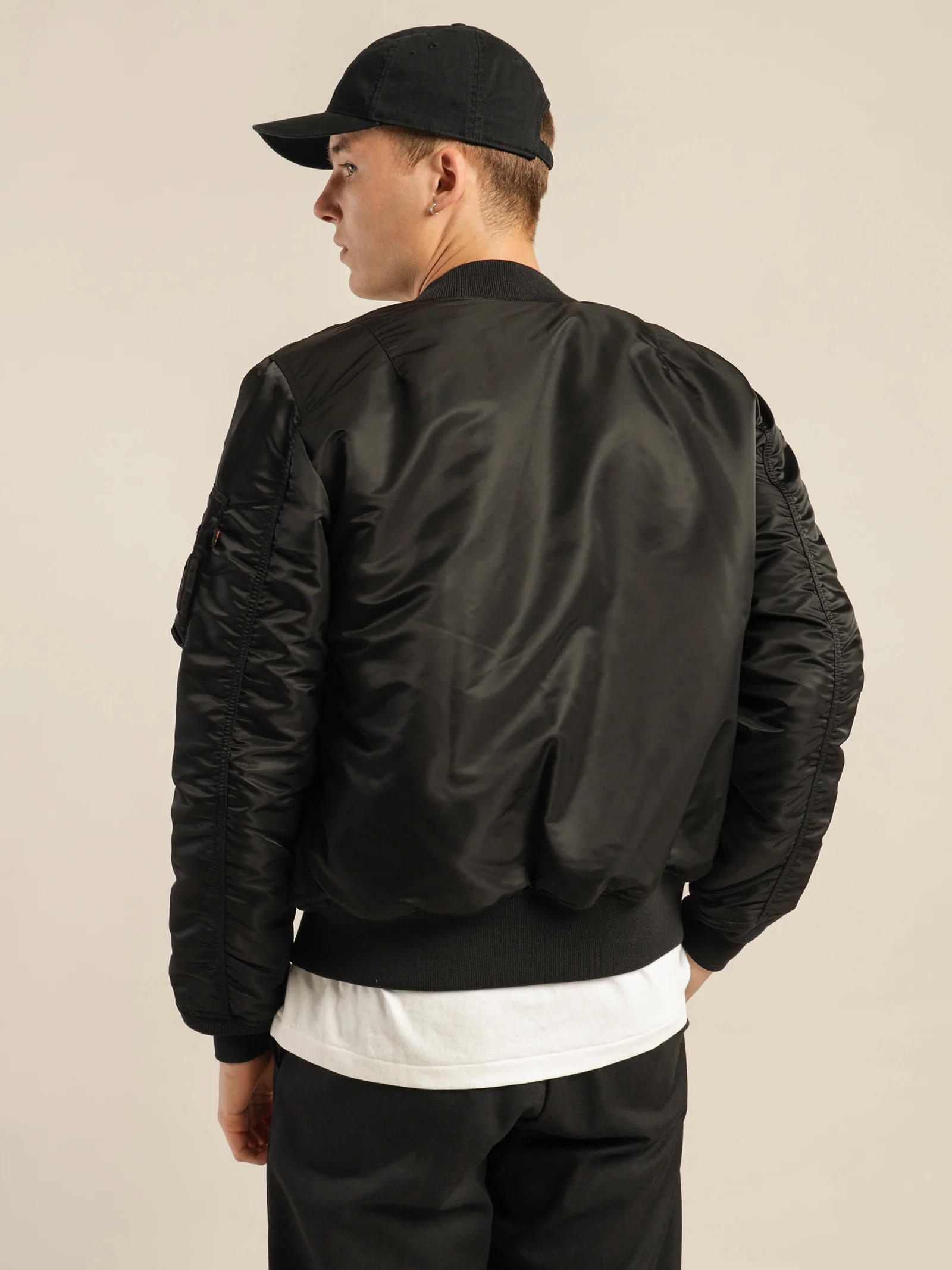 MA-1 Slim Fit Reversible Bomber Jacket - Image 7