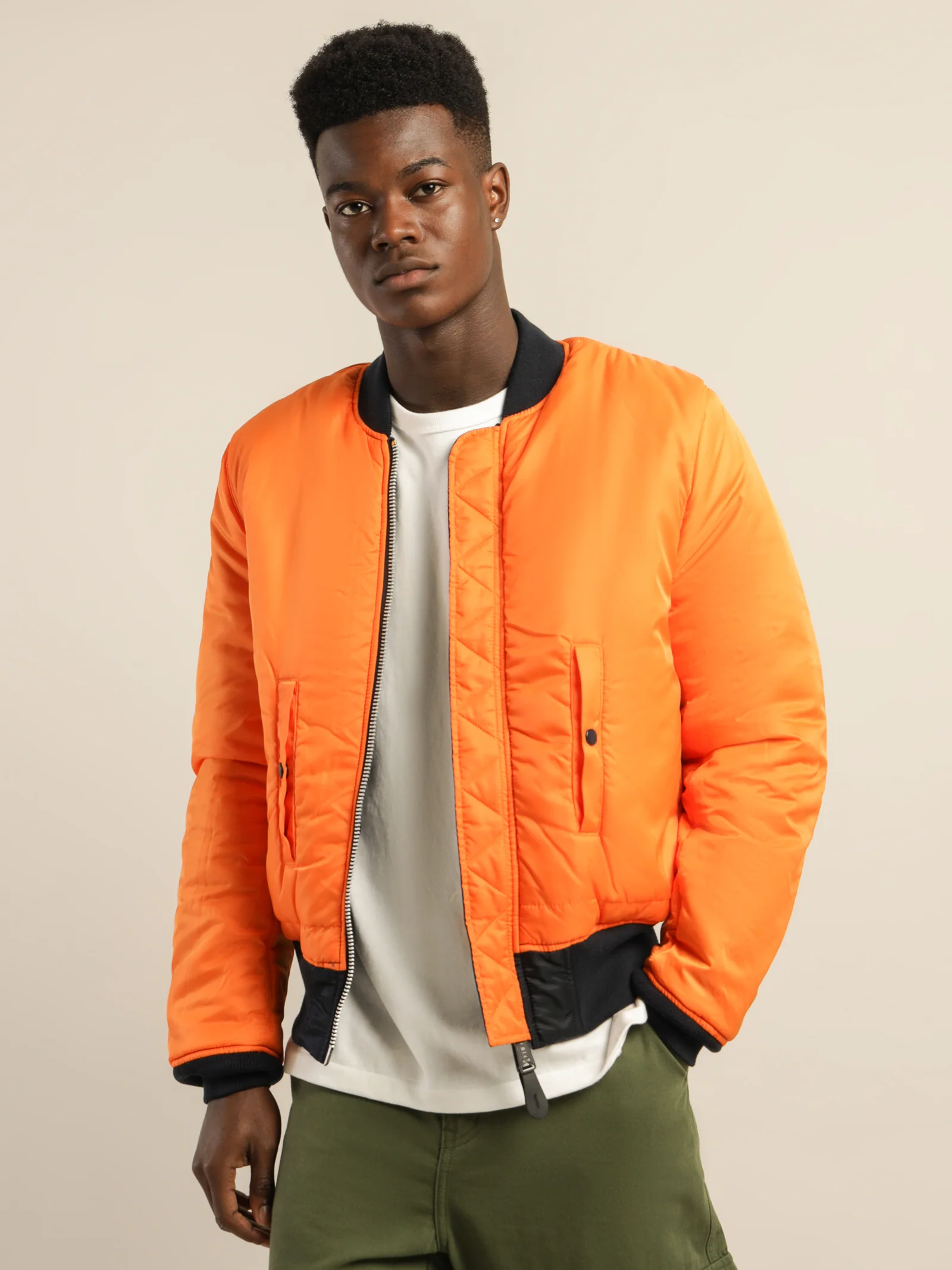 MA-1 Slim Fit Reversible Bomber Jacket - Image 2