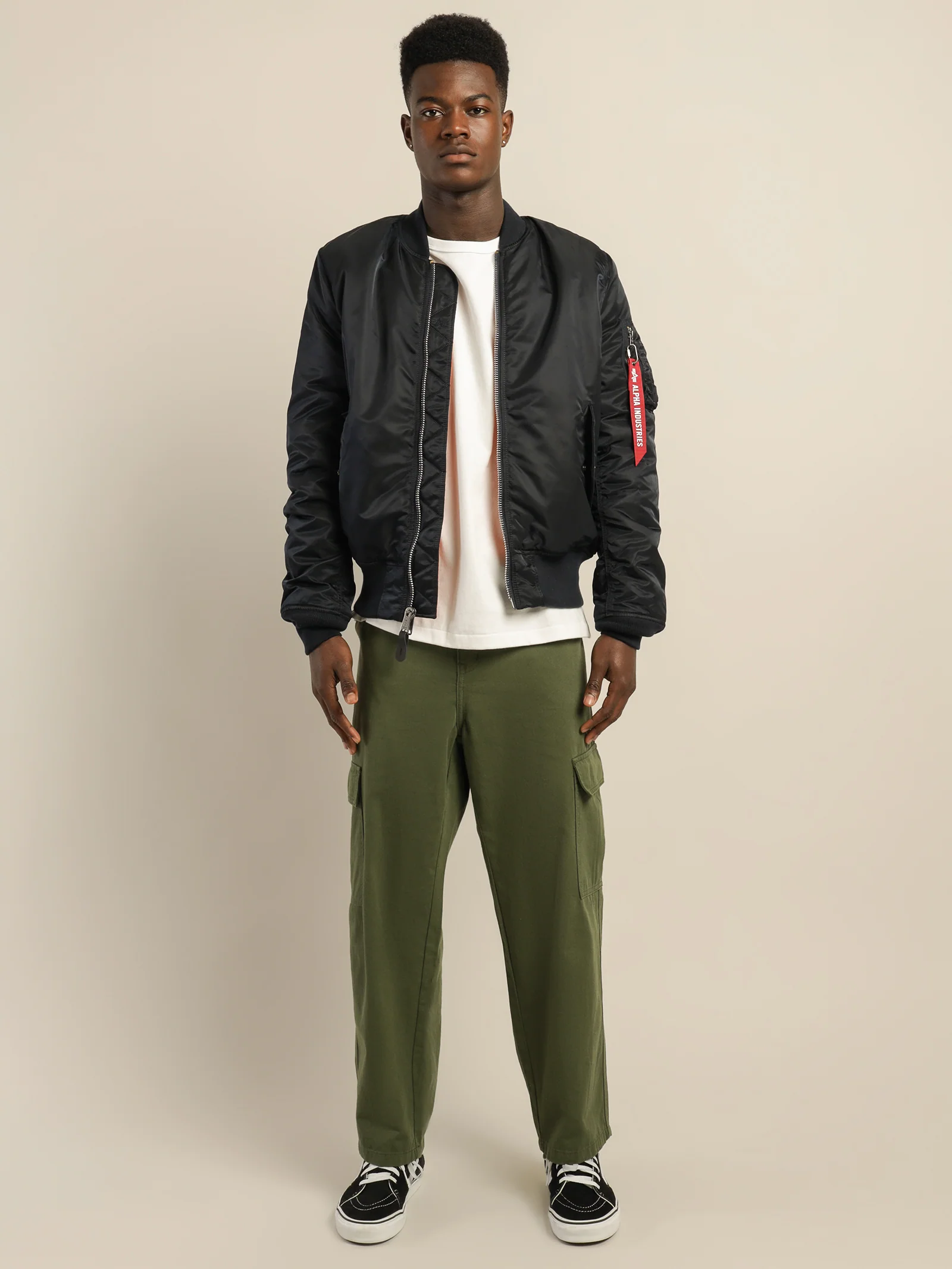 MA-1 Slim Fit Reversible Bomber Jacket - Image 4