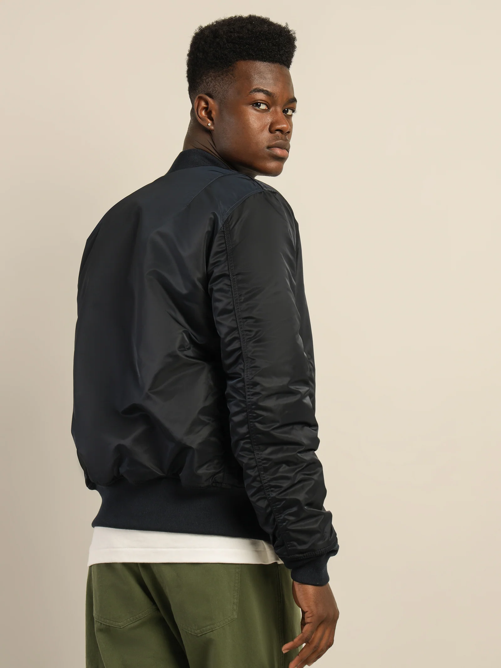 MA-1 Slim Fit Reversible Bomber Jacket - Image 6