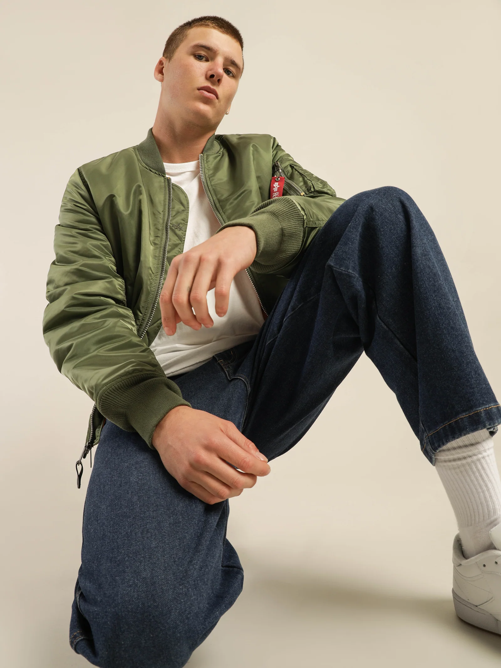 MA-1 Slim Fit Reversible Bomber Jacket - Image 5