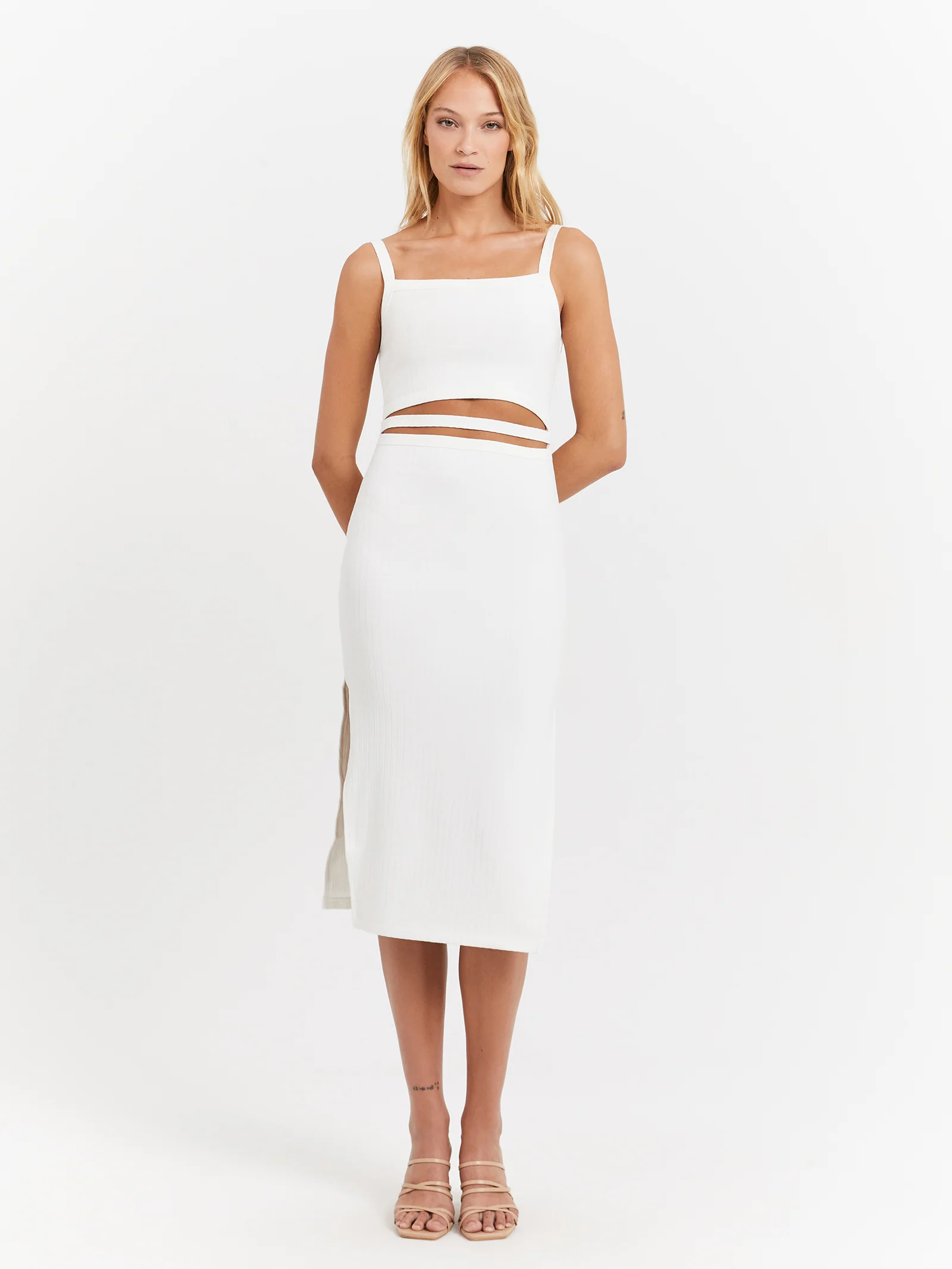 Maddox Rib Midi Dress - Image 2