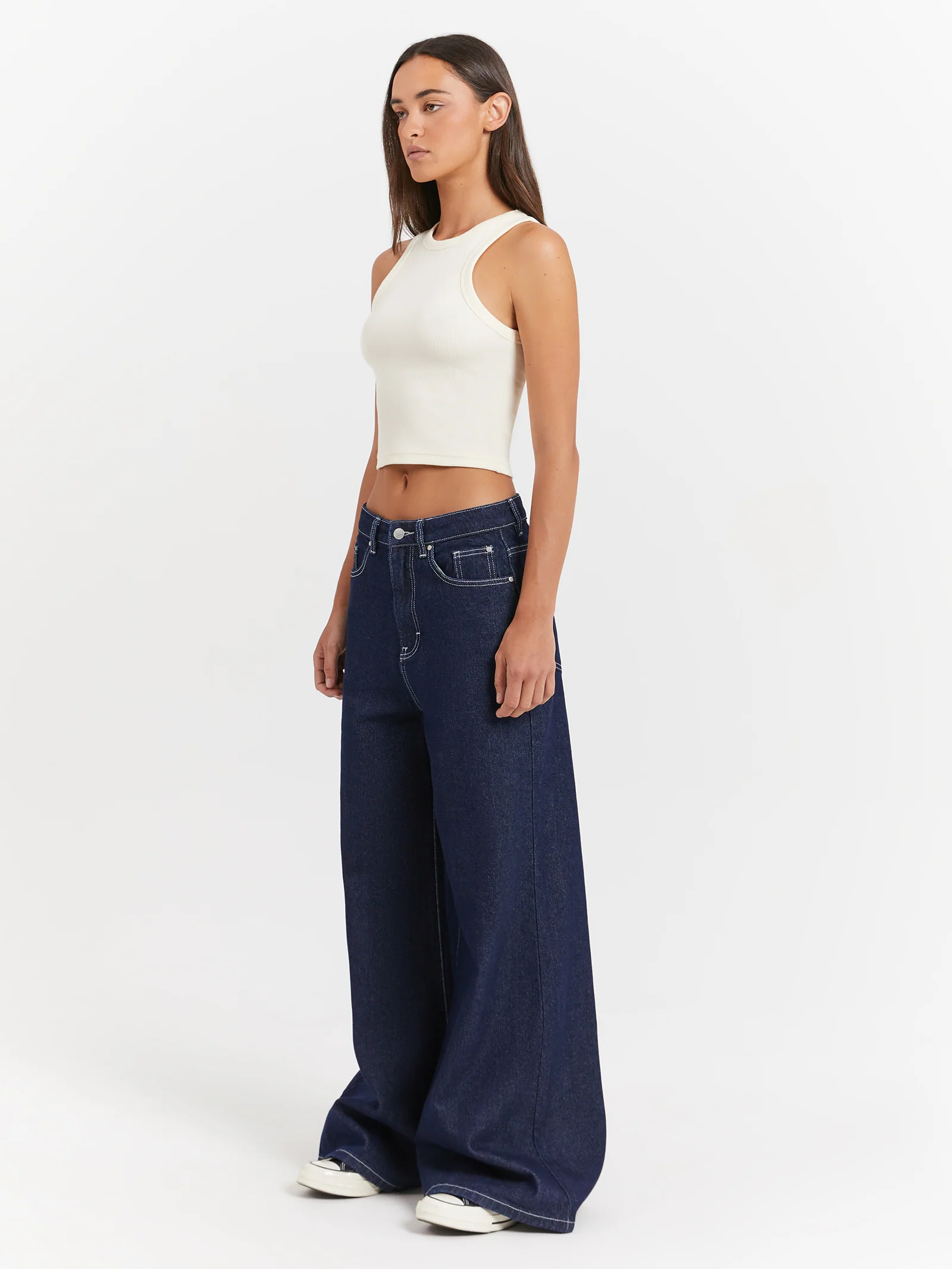 Maeve Ultra Wide Jeans - Image 4