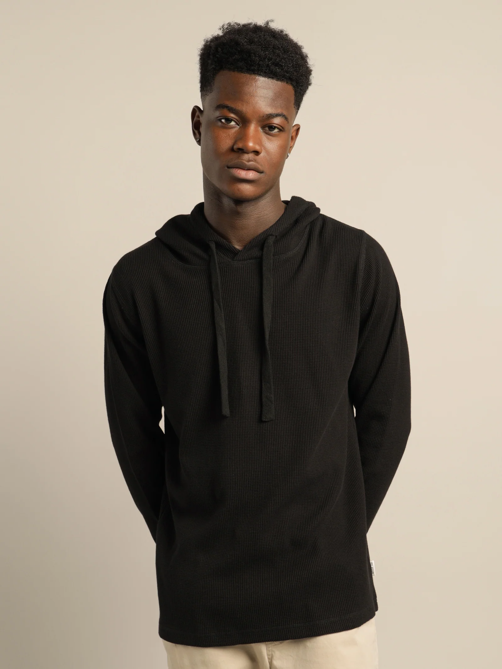 Maison Waffle Hooded Sweater - Image 4