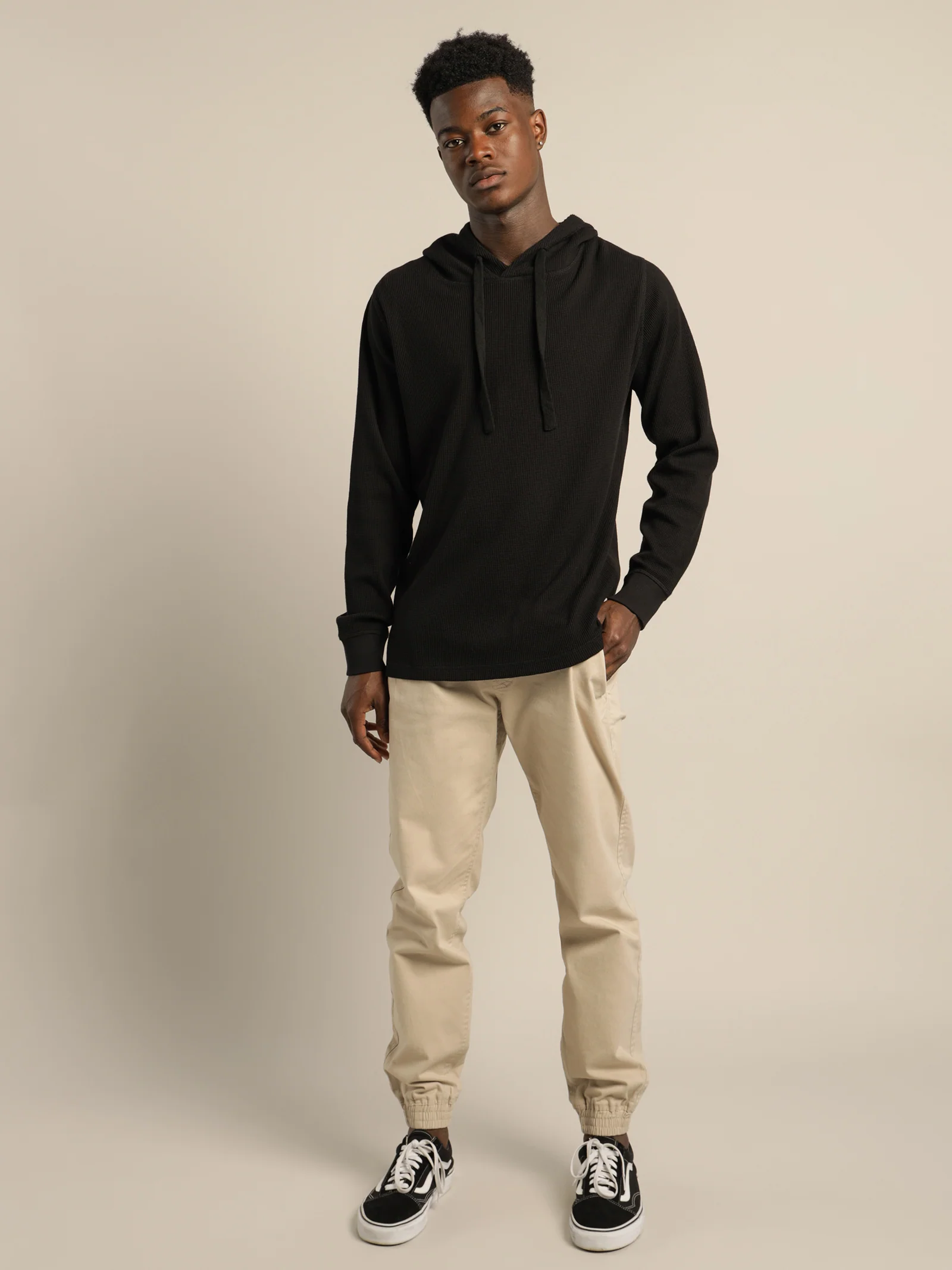 Maison Waffle Hooded Sweater - Image 5