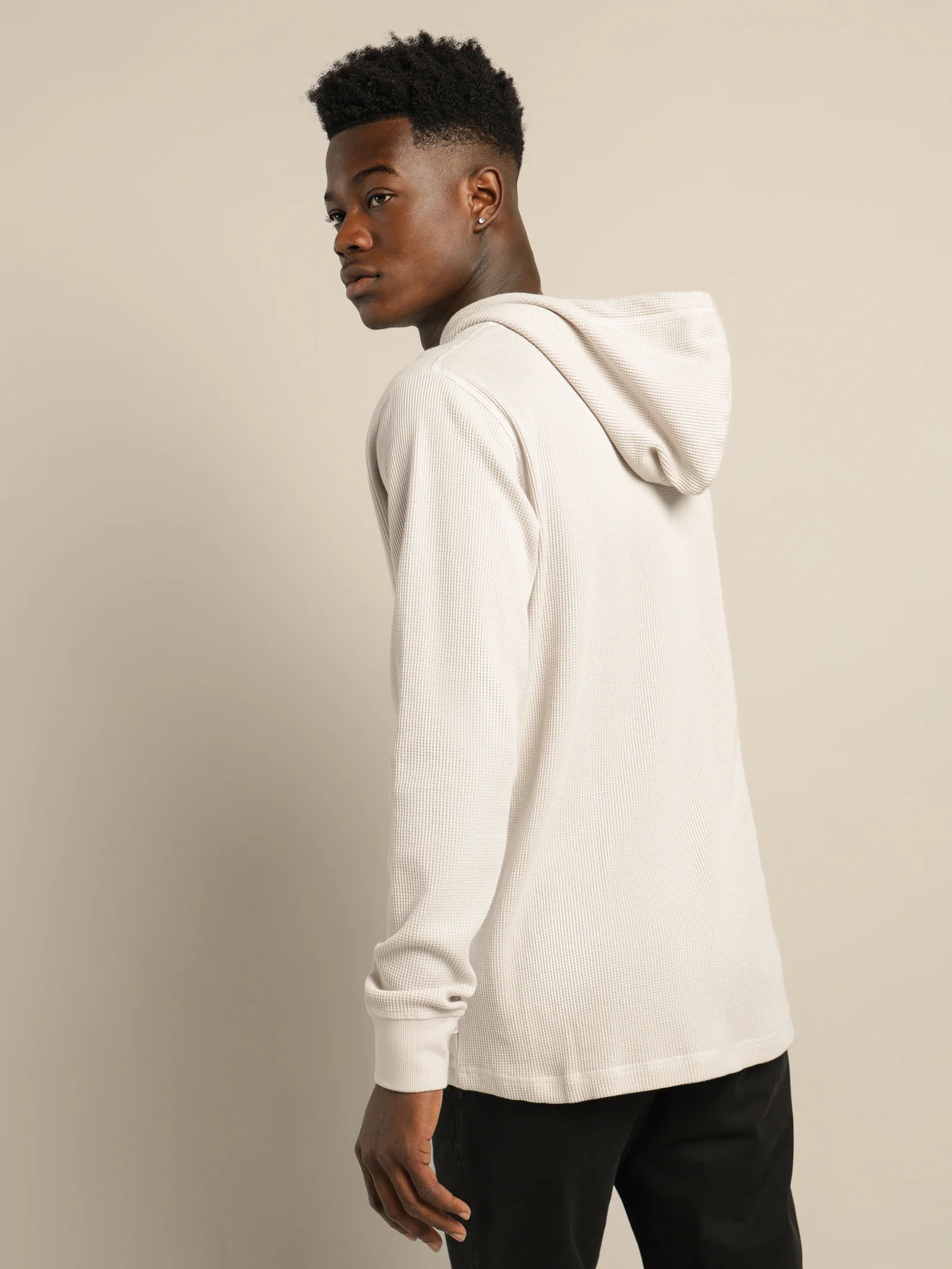 Maison Waffle Hooded Sweater - Image 5