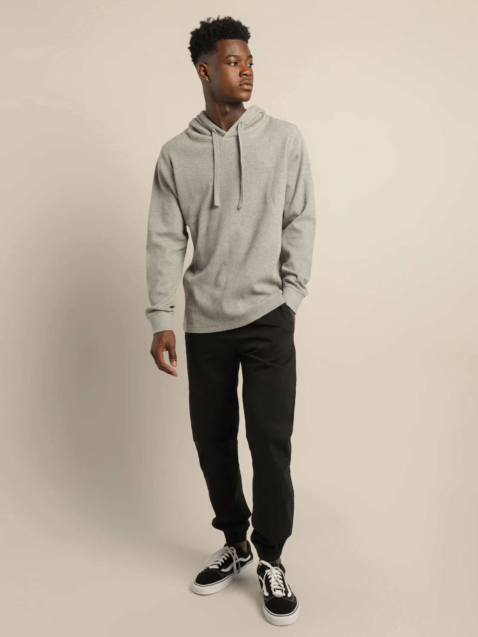 Maison Waffle Hooded Sweater - Image 4