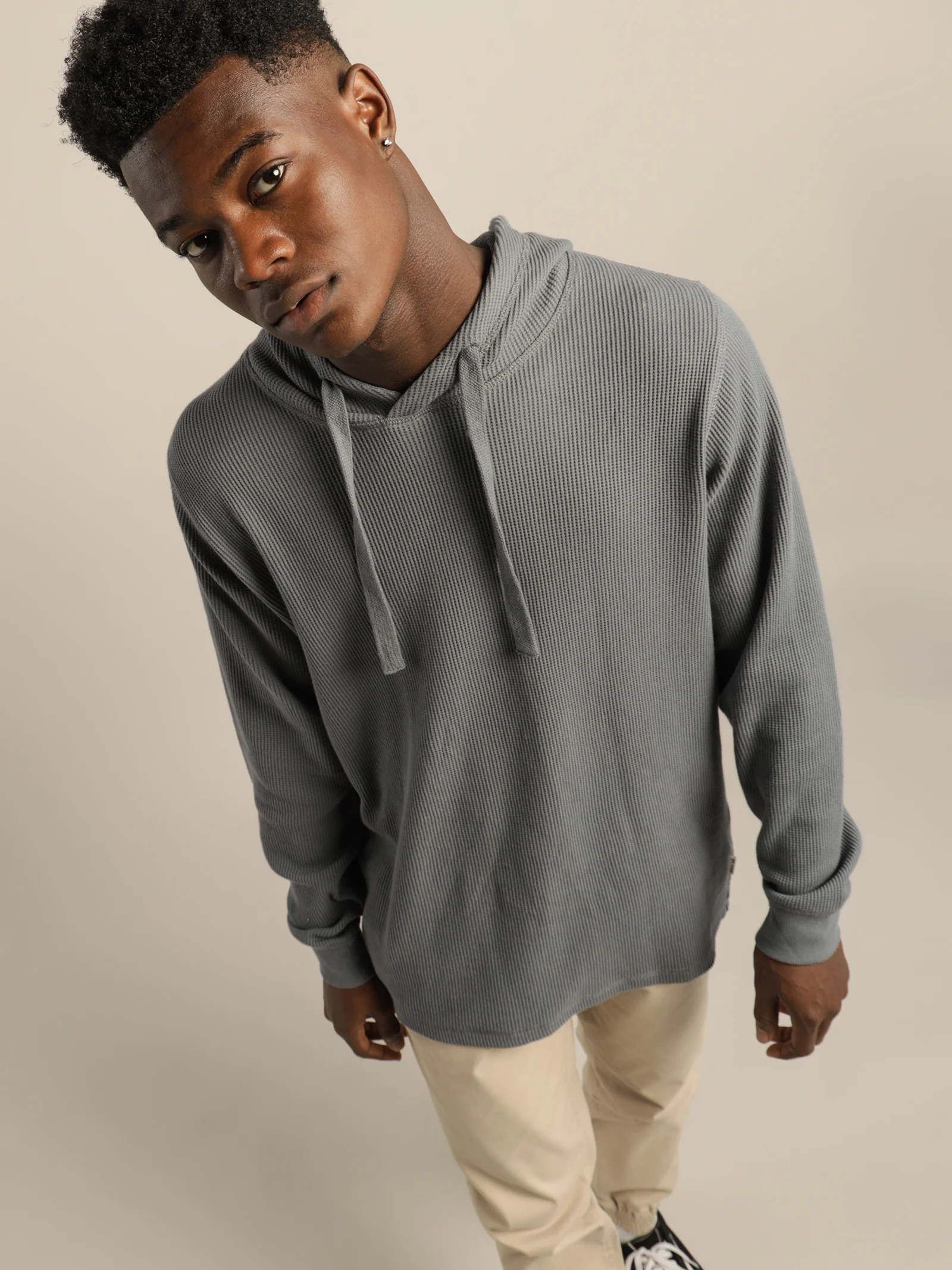 Maison Waffle Hooded Sweater - Image 3
