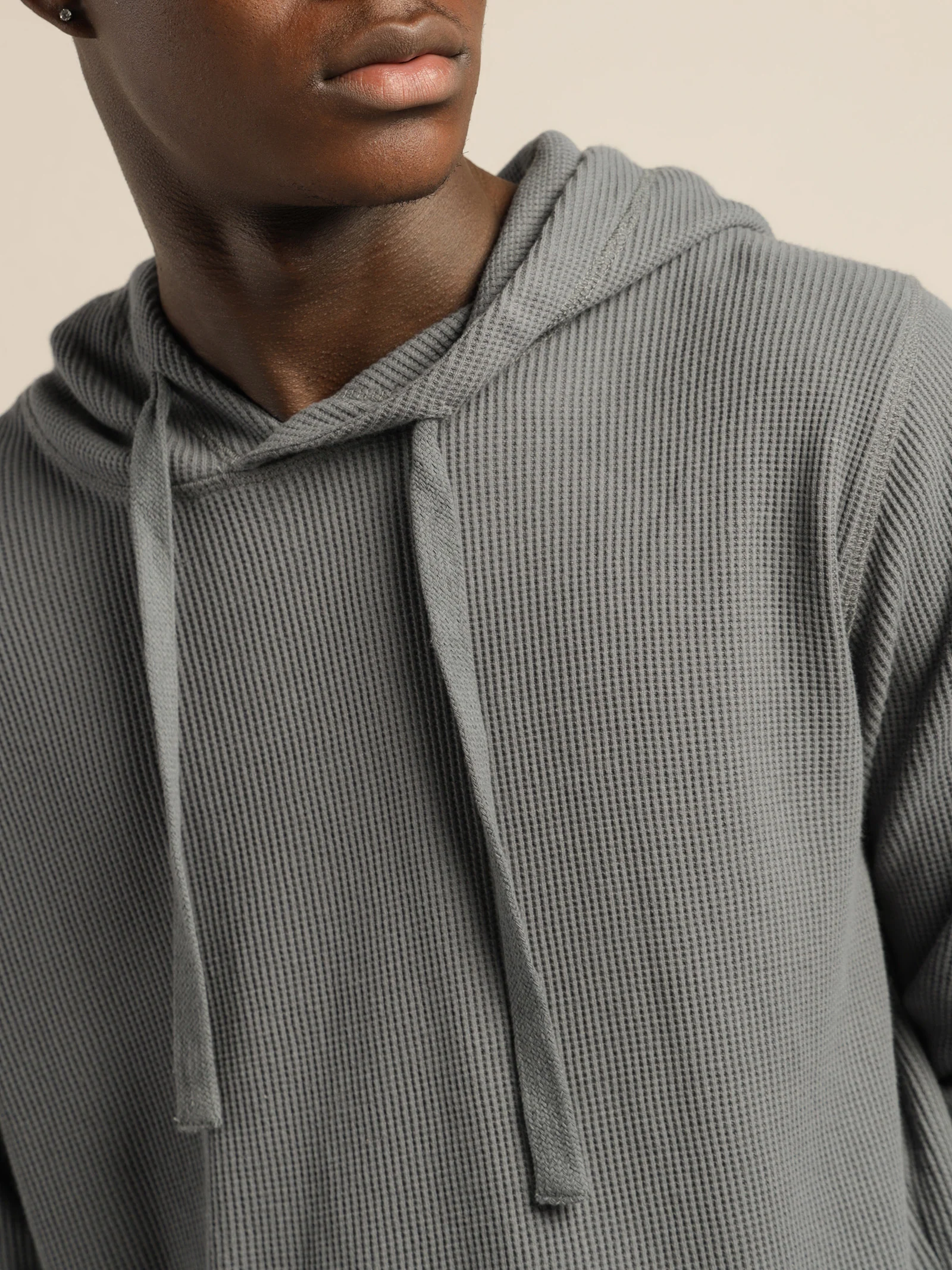 Maison Waffle Hooded Sweater - Image 4