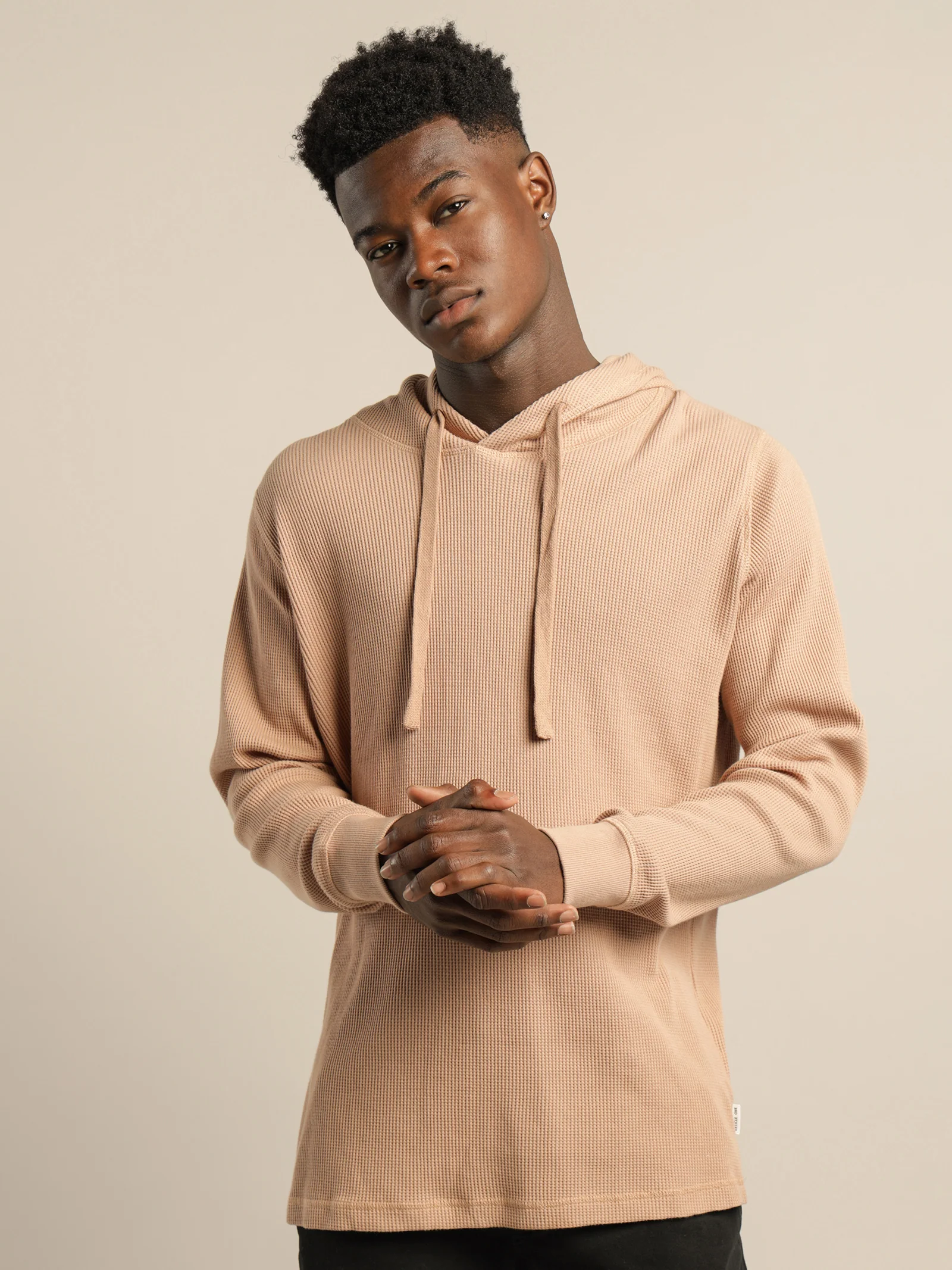 Maison Waffle Hooded Sweater - Image 3