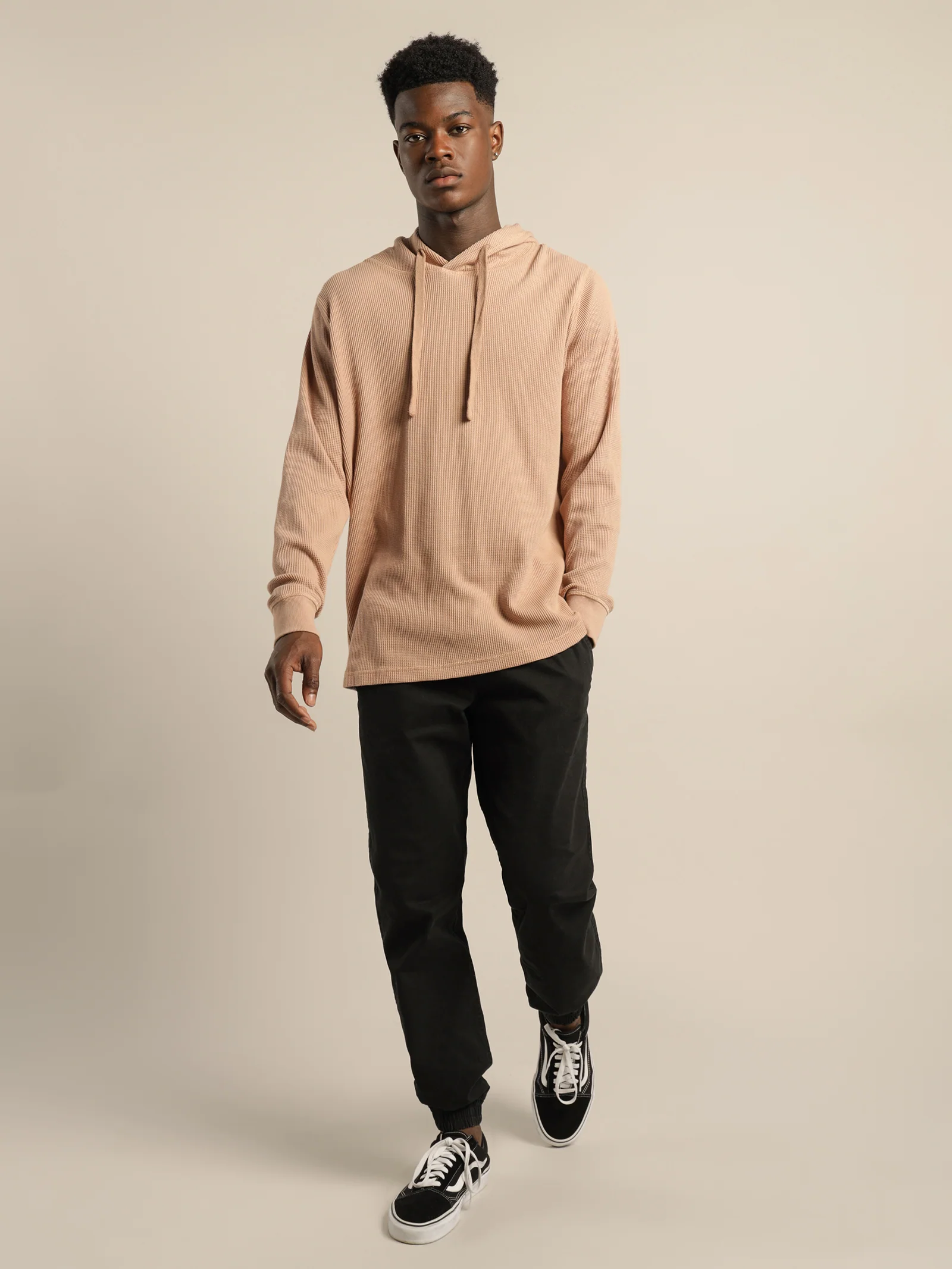 Maison Waffle Hooded Sweater - Image 4