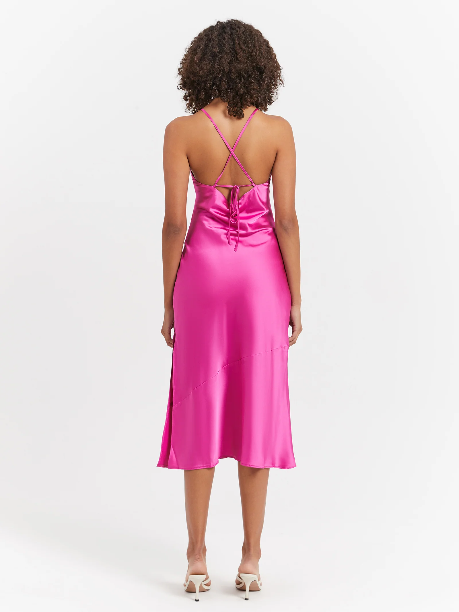 Makala Tie Back Midi Dress - Image 5