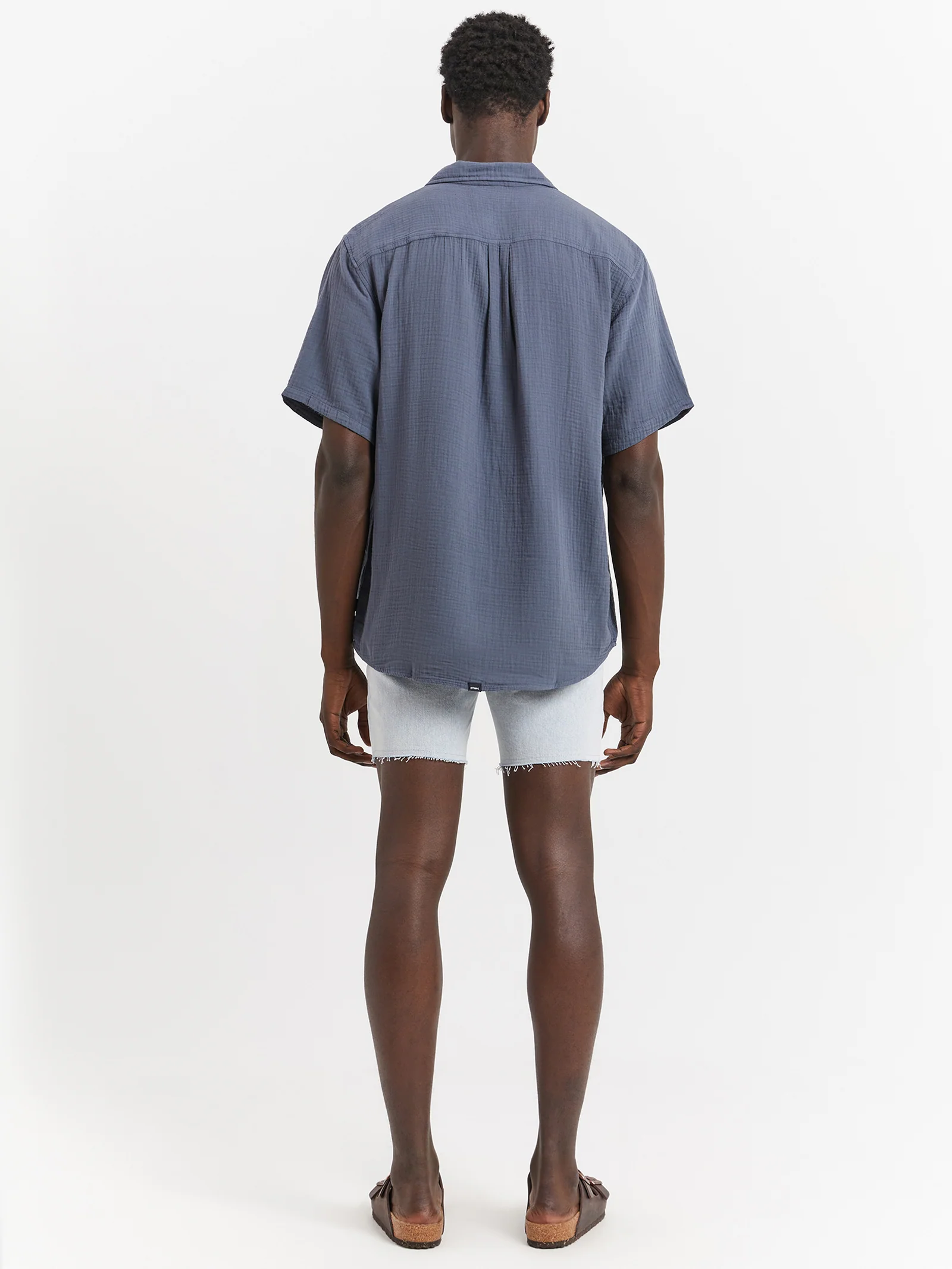 Mandude Faded Denim Shorts - Image 5