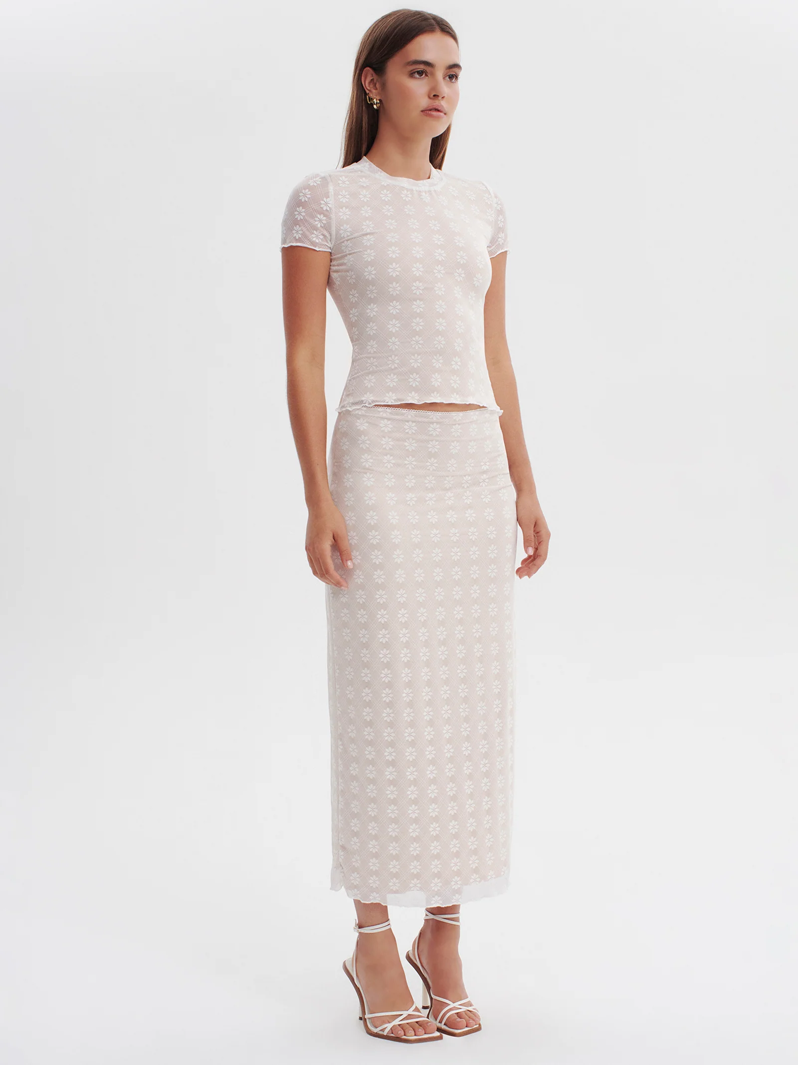 Margo Lace Midi Skirt - Image 2