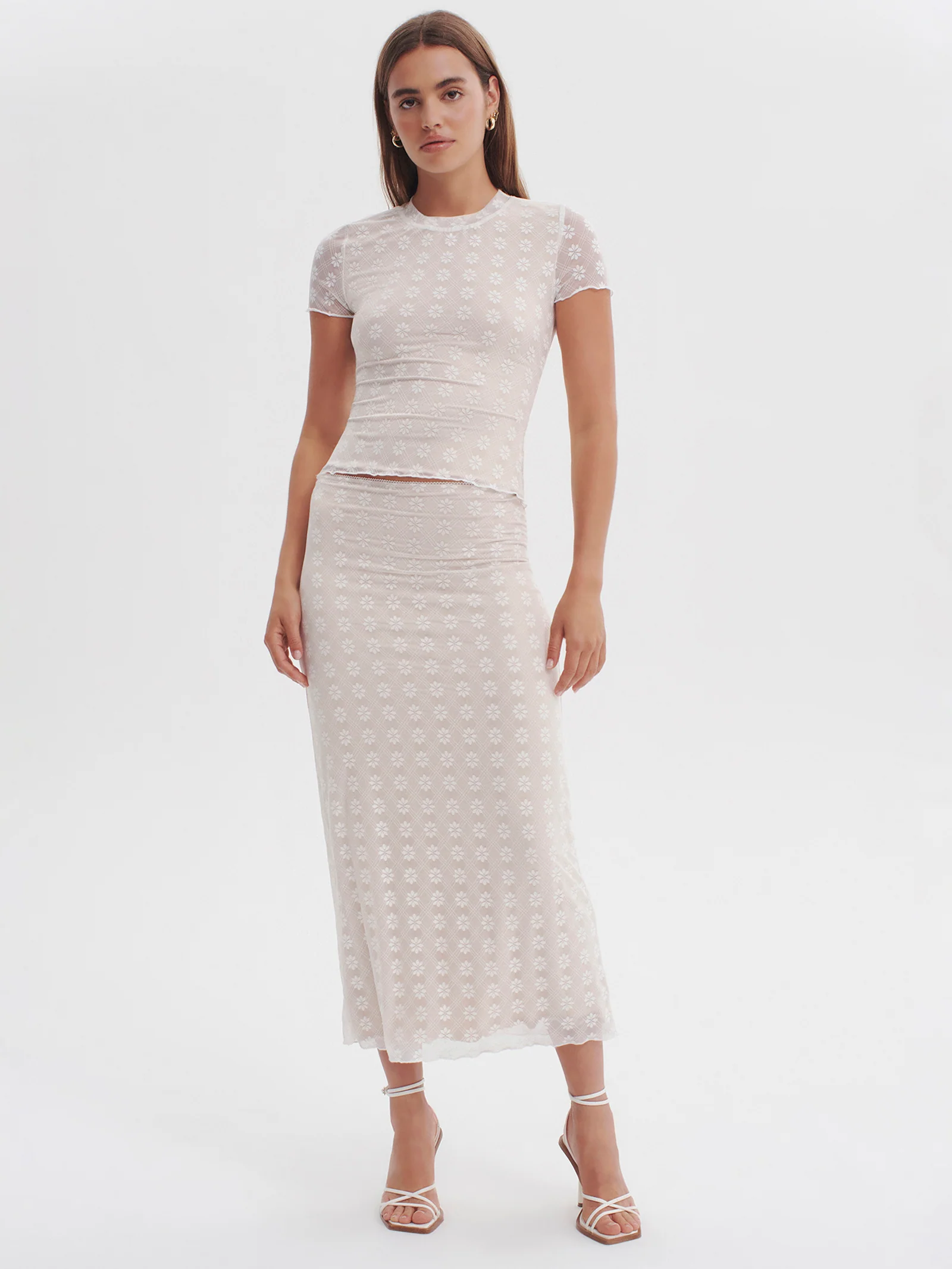 Margo Lace Midi Skirt - Image 3