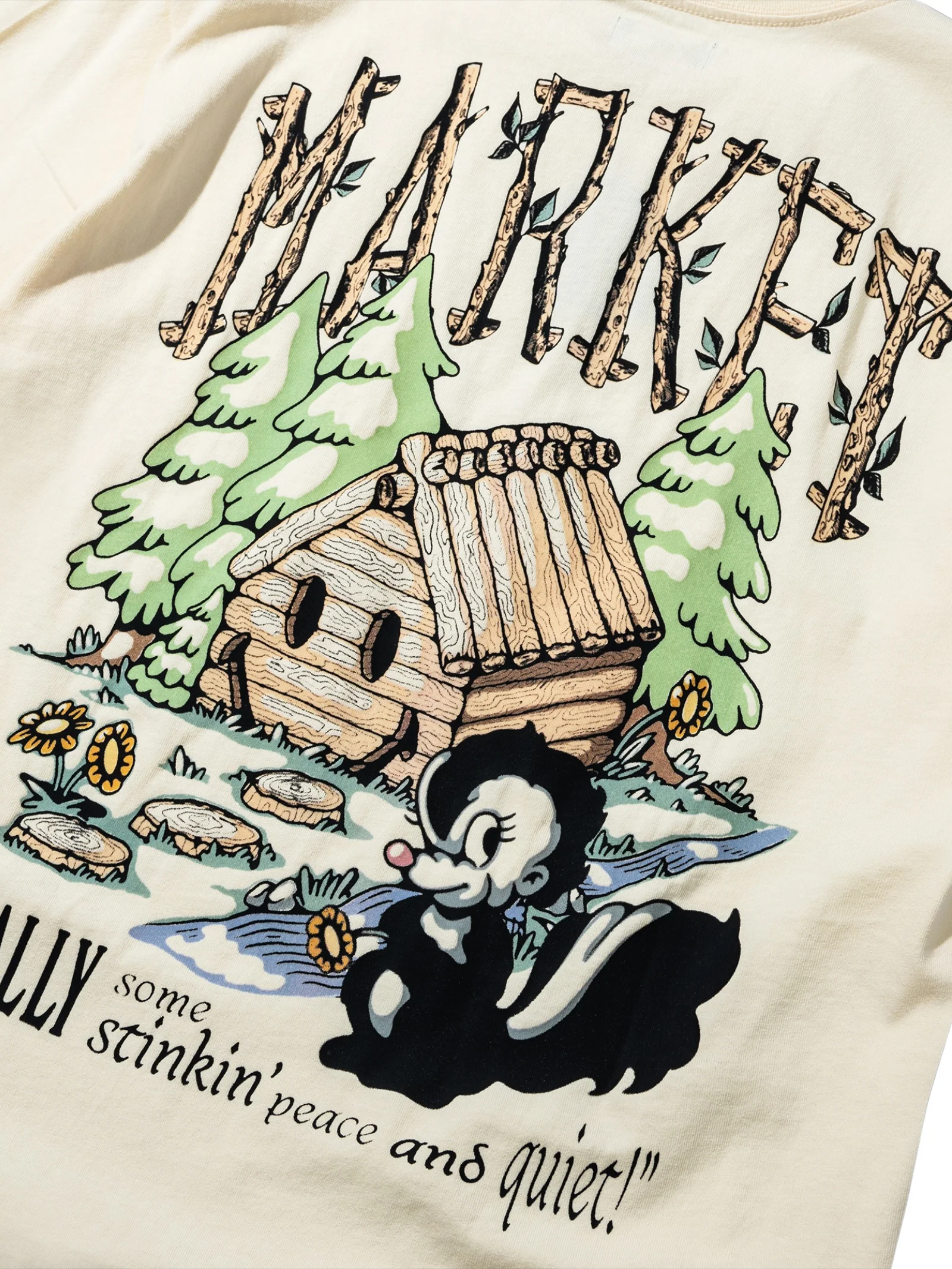 Smiley Quiet Cabin T-Shirt - Image 5