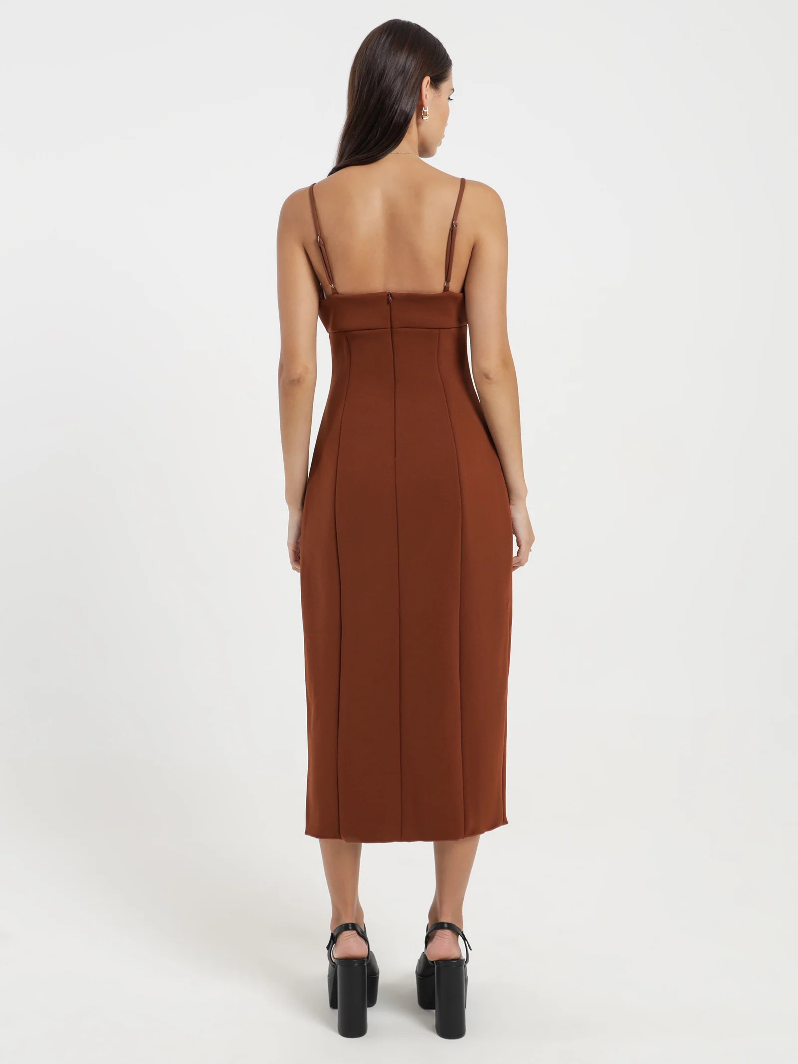 Martha Bonded Midi Dress - Image 5
