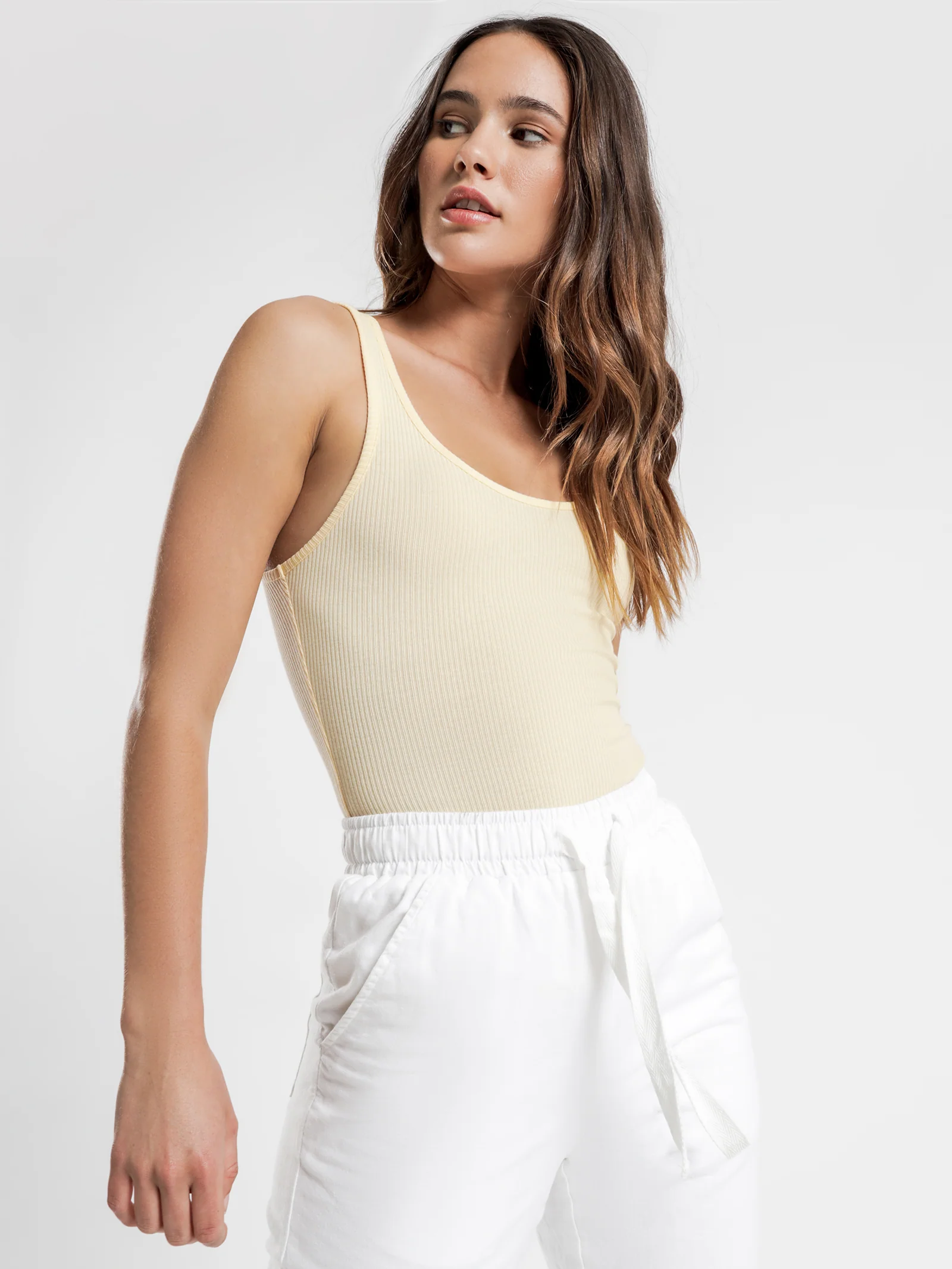 Maya Long Line Rib Tank - Image 4