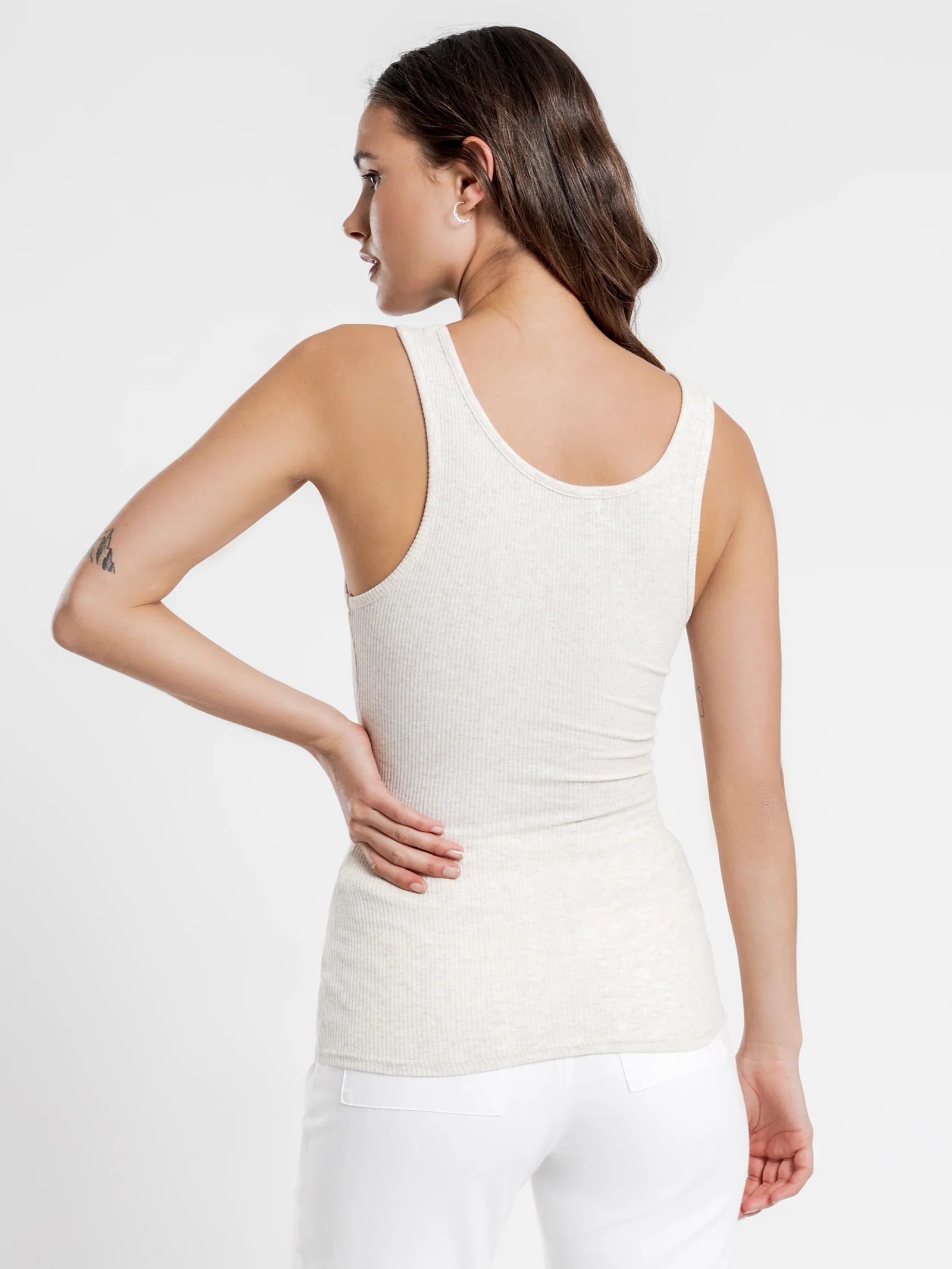 Maya Long Line Rib Tank - Image 5