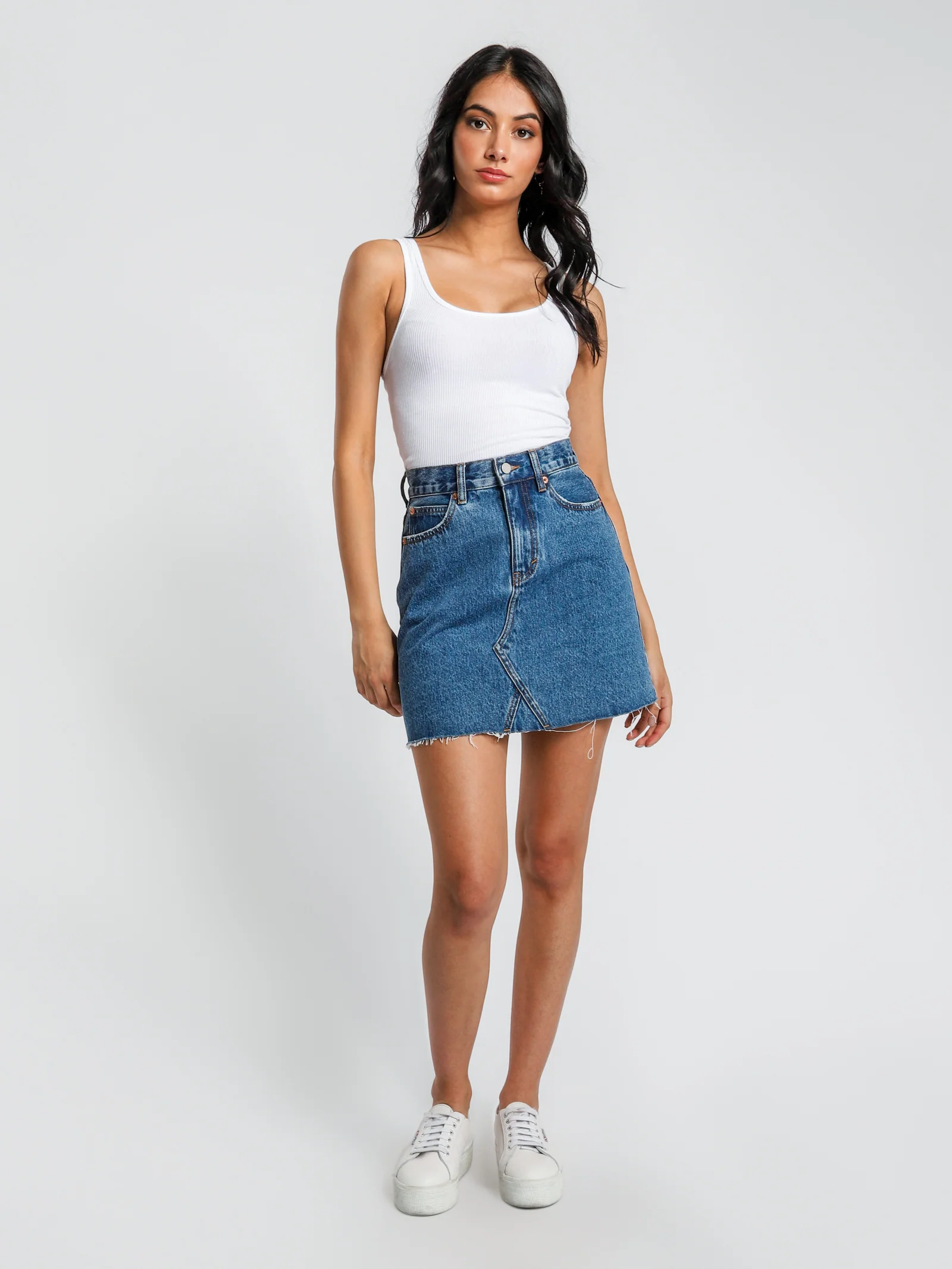 Maya Long Line Rib Tank - Image 2