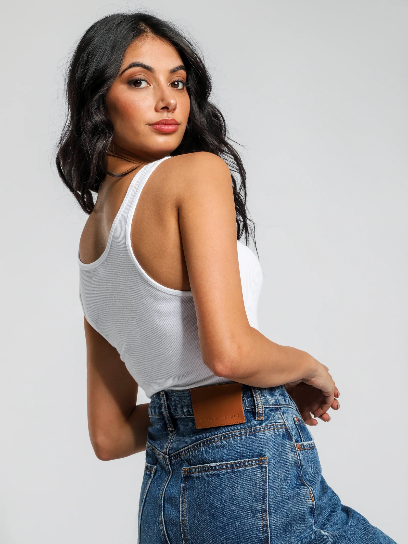 Maya Long Line Rib Tank - Image 3
