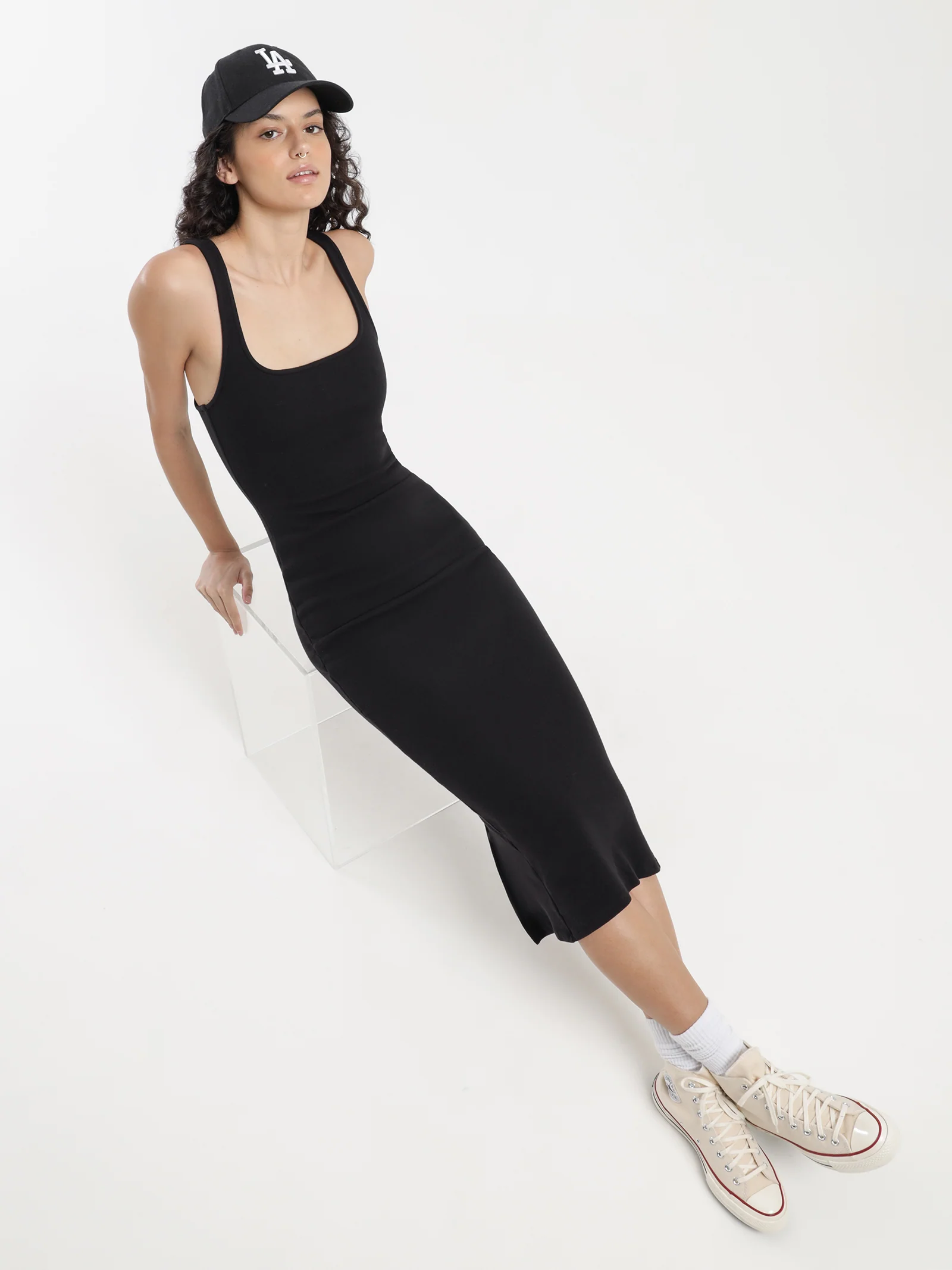 Megan Square Neck Dress - Image 2