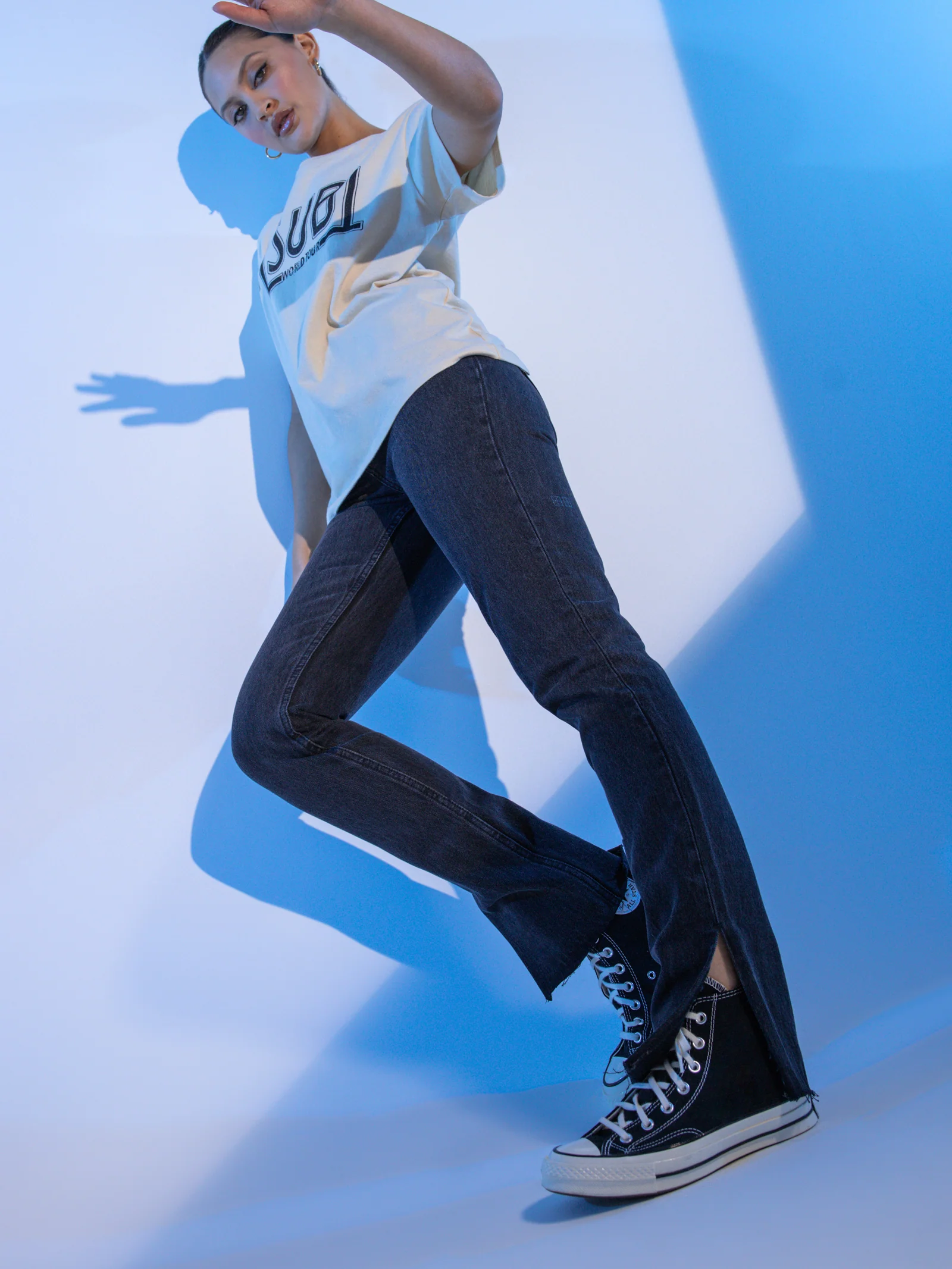 Melrose Slim Split Jeans - Image 2