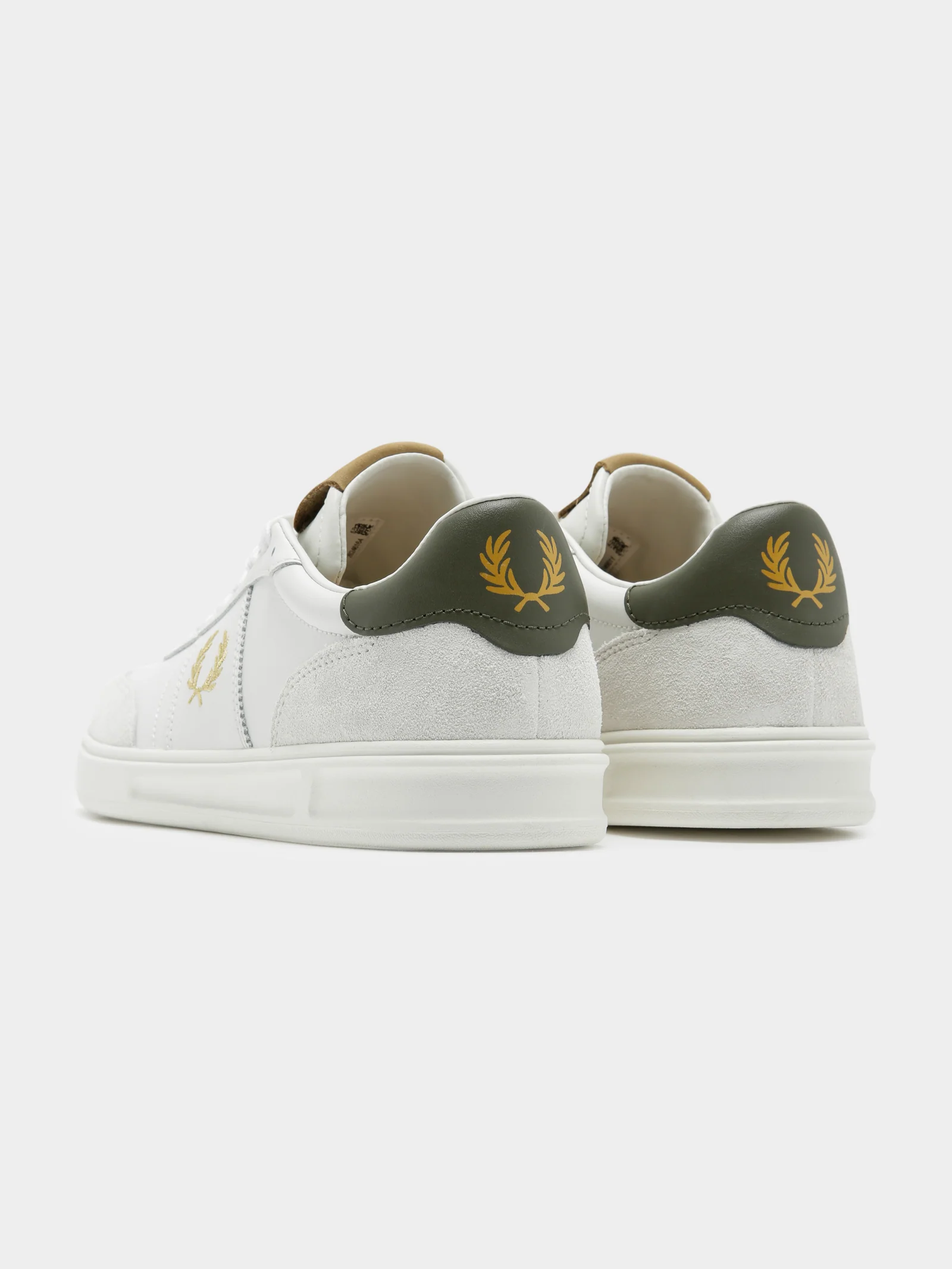 Mens B400 Leather Suede Sneakers - Image 7