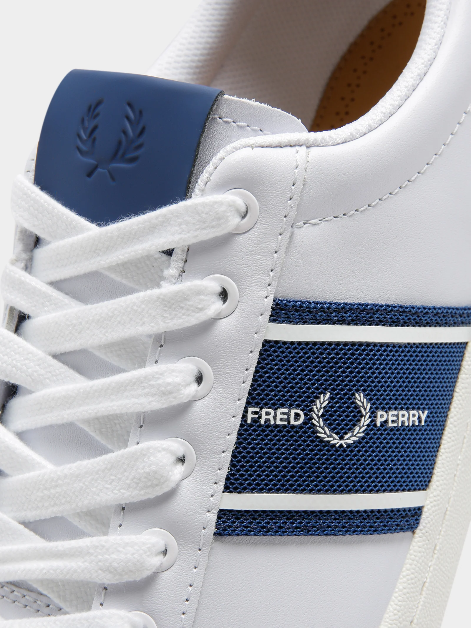 Mens B721 Leather Graphic Branding Sneakers - Image 3