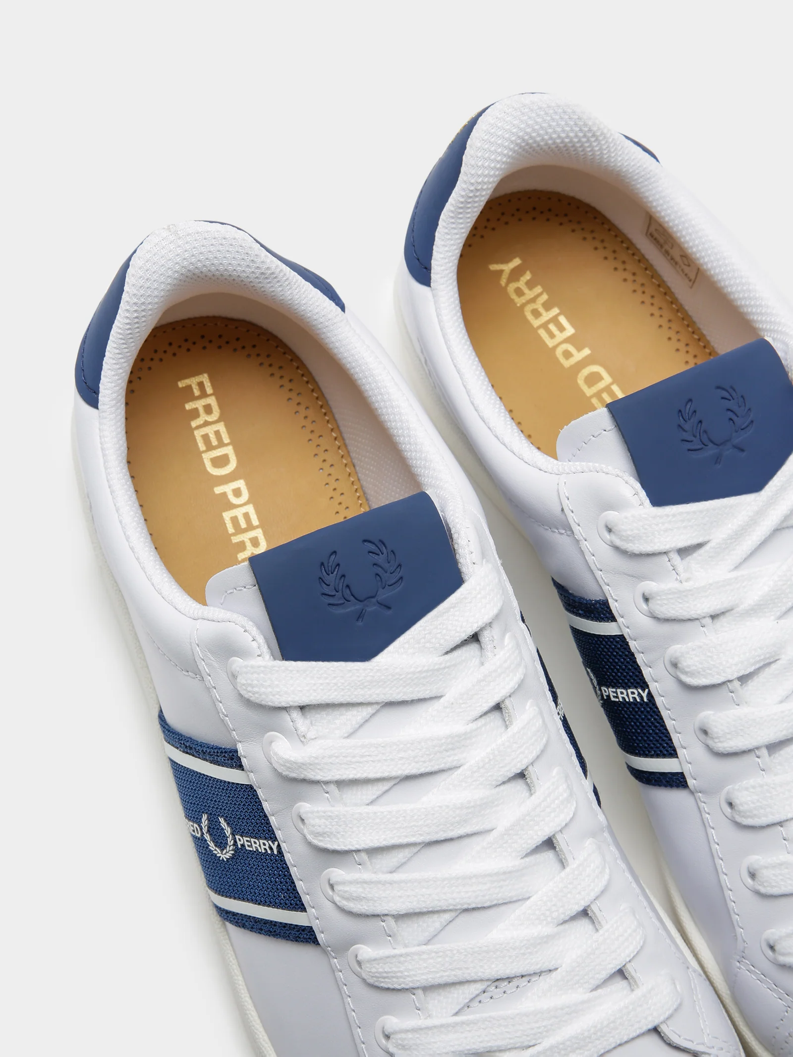 Mens B721 Leather Graphic Branding Sneakers - Image 4