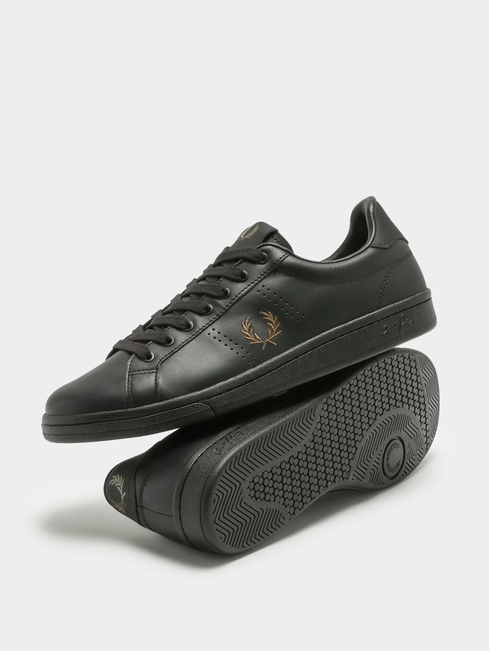 Mens B721 Leather Tab Sneakers - Image 2