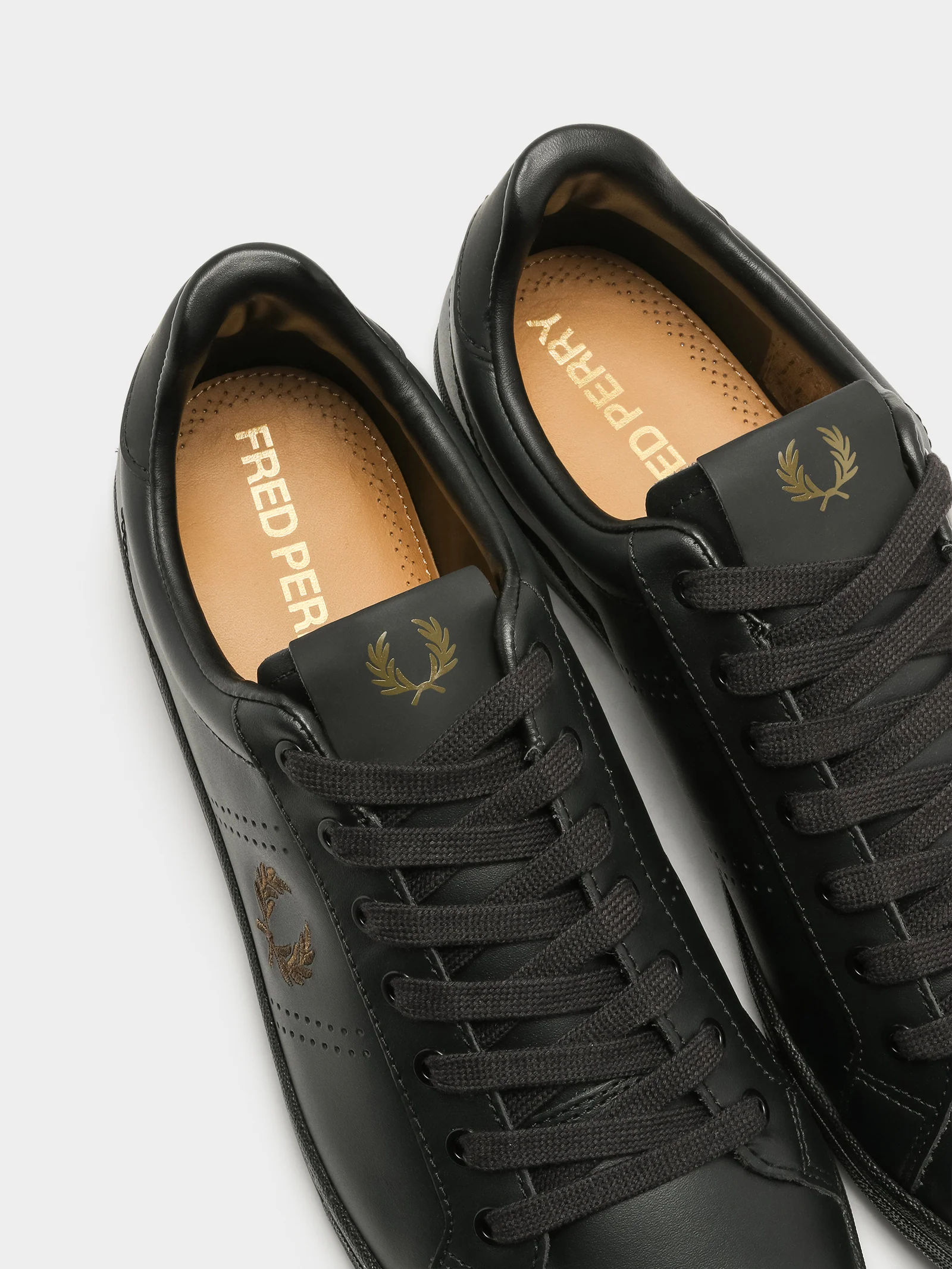 Mens B721 Leather Tab Sneakers - Image 3