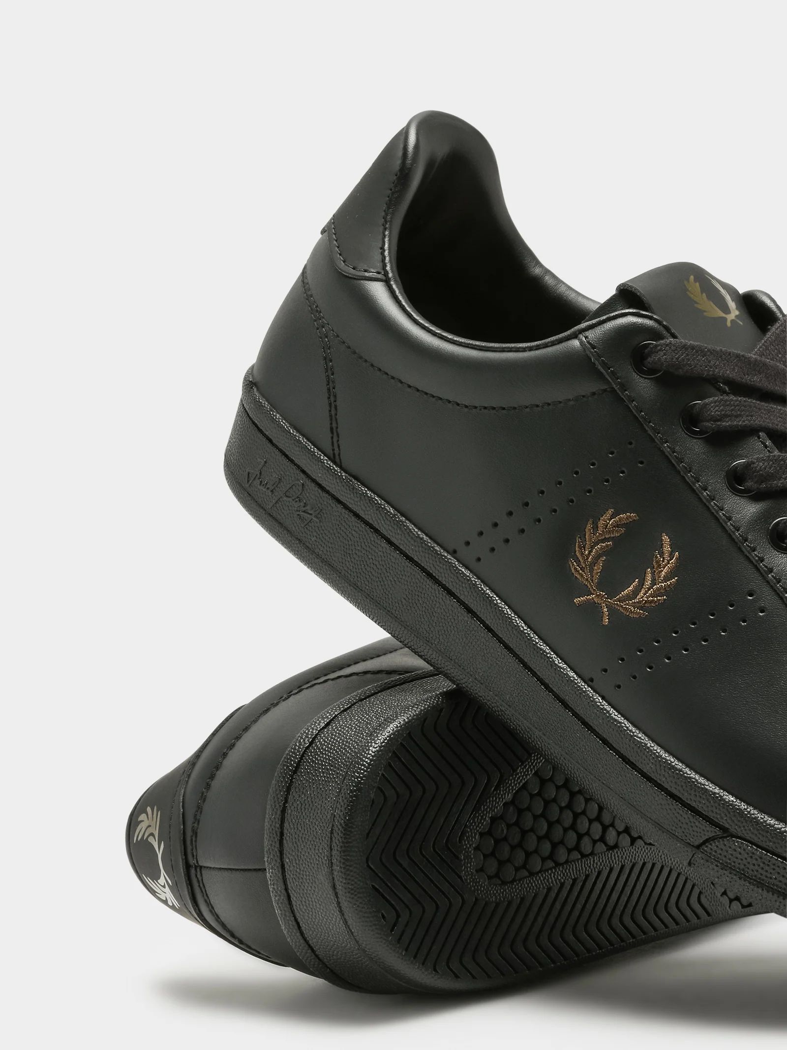 Mens B721 Leather Tab Sneakers - Image 5